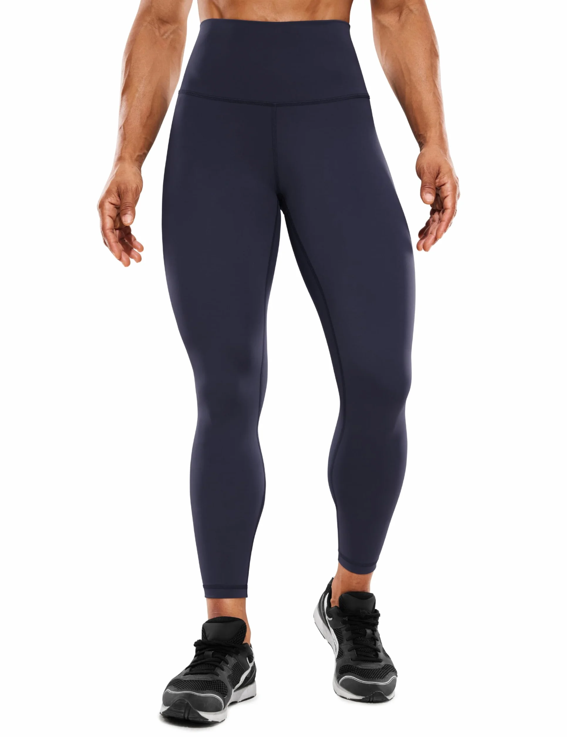 CRZ YOGA Damskie legginsy uciskowe Hugged Feeling 25 cali - grube, wysokie spodnie treningowe z wysokim stanem i wyszczuplające brzuch