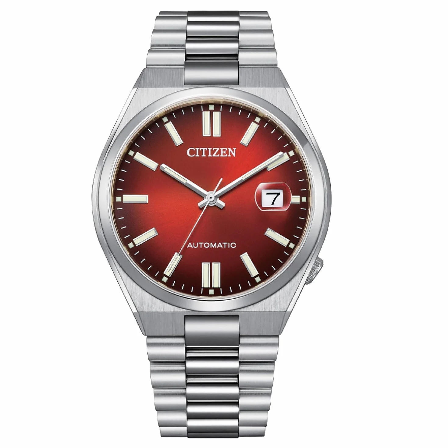 Citizen Mechaniczny zegarek męski NJ0150-56W stal nierdzewna
