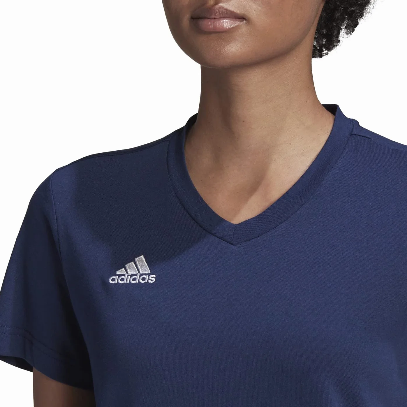 adidas Kobiety Entrada 22 Tee, Team Navy Blue 2, L