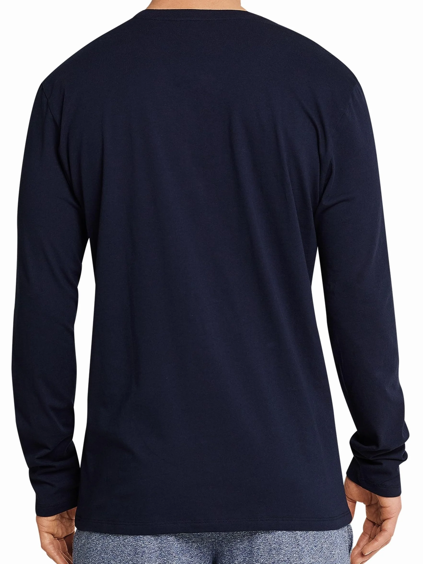 Schiesser Górna część piżamy Mężczyźni Mix & Relax Langarmshirt Knopfleiste