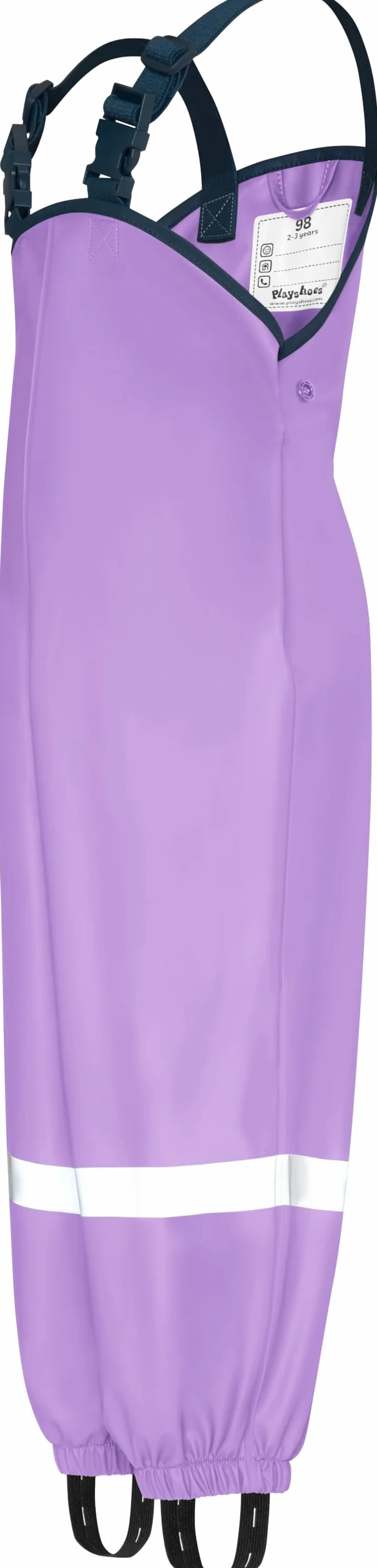 Playshoes Dzieci Spodnie Przeciwdeszczowe, Fioletowy, 128 cm