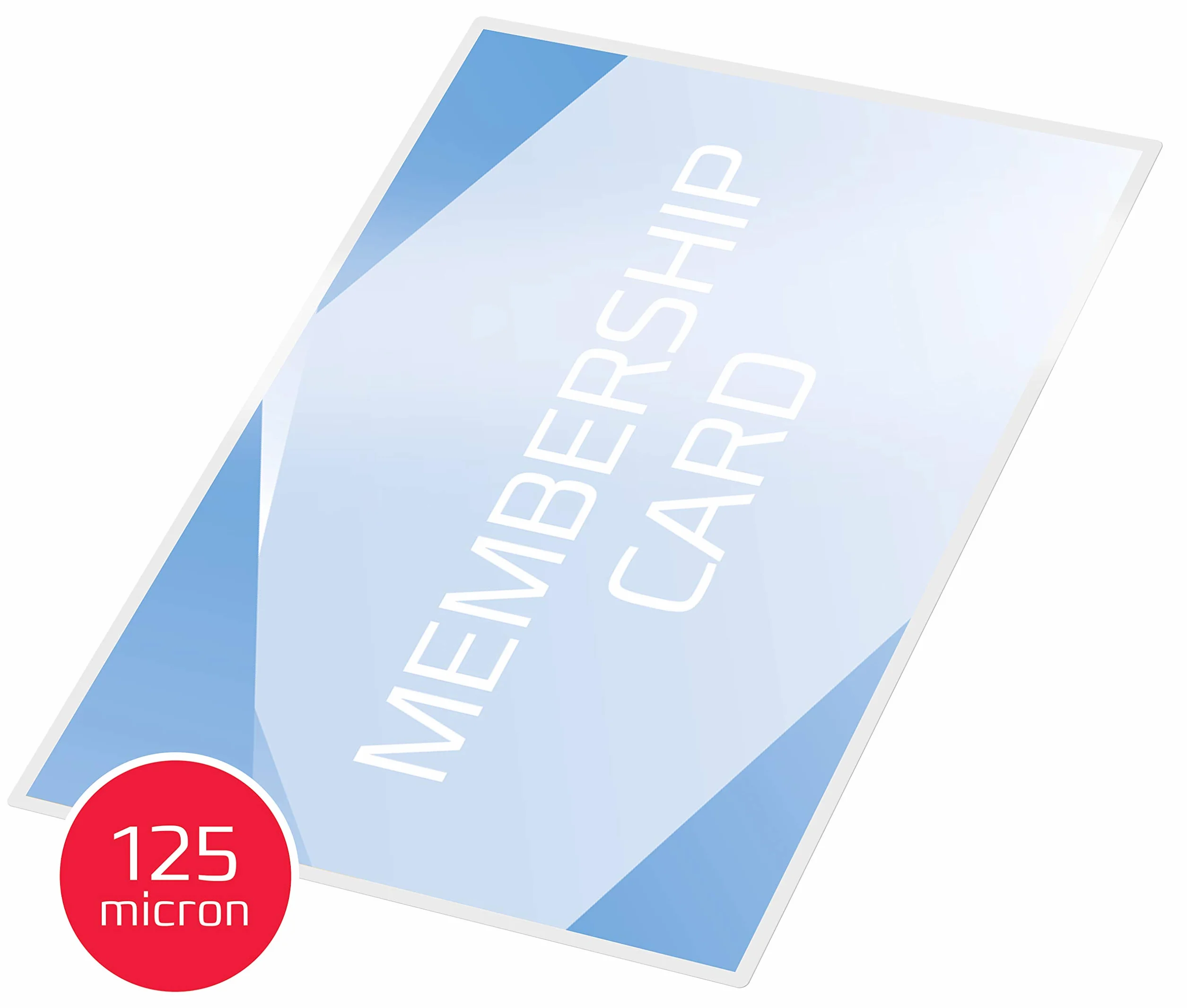 GBC, Folia GBC do Laminacji Kart i Identyfikatorów o Wymiarach 75 x 105 mm, Wykończenie z Połyskiem, Grubość: 2 x 125 Mikronów, Opakowanie 100 Sztuk, 3740303