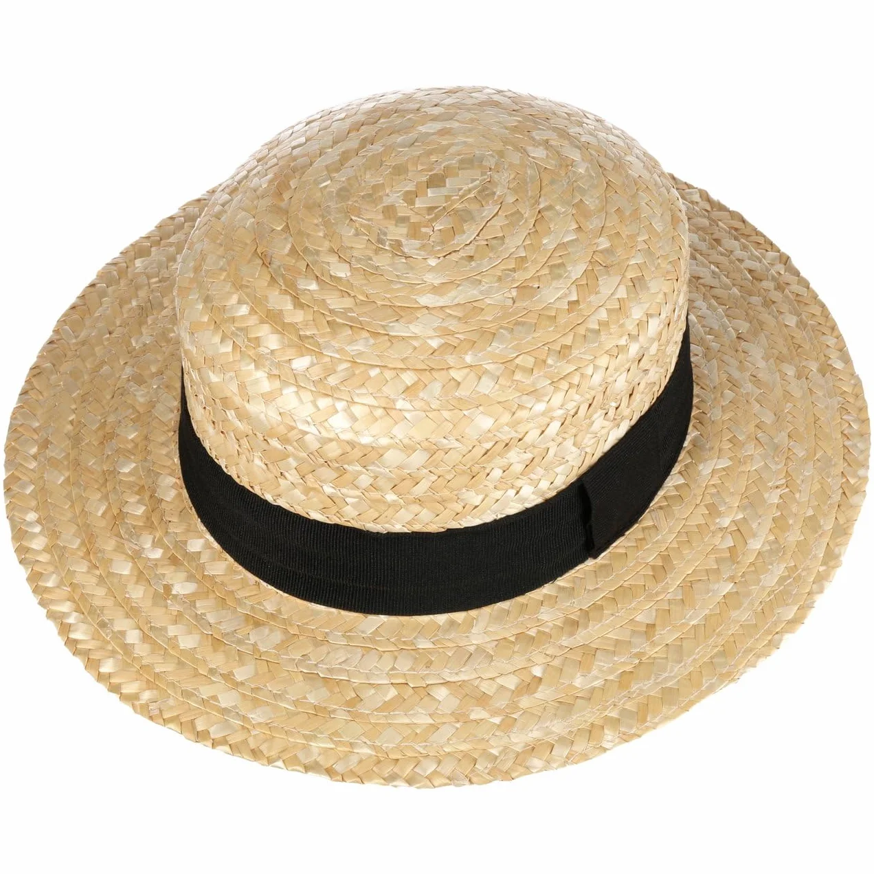 LIPODO Kapelusz slomkowy boater przeciwsloneczny gondoliera Wyprodukowano we Wloszech Unisex Wiosna Lato
