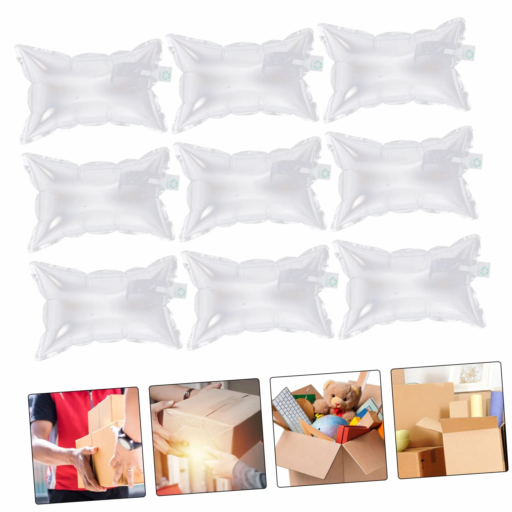 LALAFINA 30kawałki Sztuk Wodoodpornych Poduszek Powietrznych Do Pakowania Inflatable Air Bubble Bag Do Transportu i Ochrony Przesyłek Wysoka Wytrzymałość i Ochrona Przed Uszkodzeniami