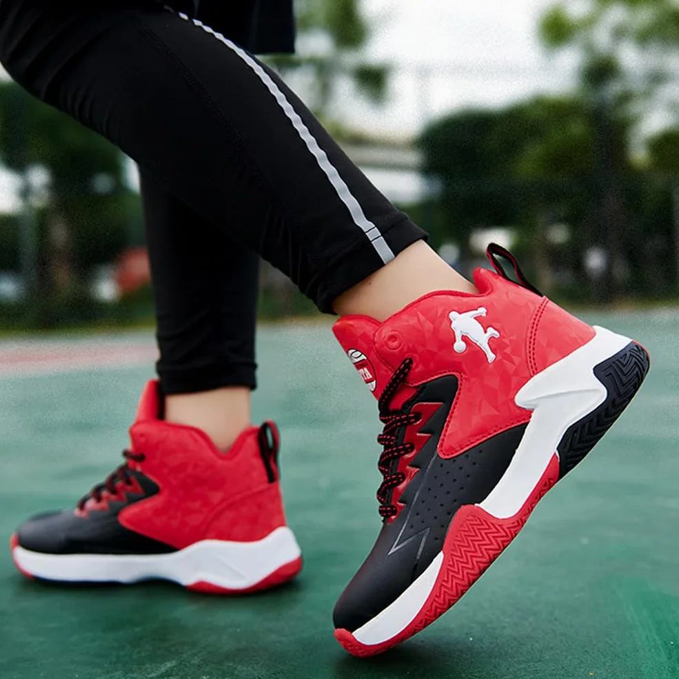buty do koszykówki dla dzieci moda buty do koszykówki na świeżym powietrzu sportowe fitness antypoślizgowe buty do biegania, Bba R31, 34 EU