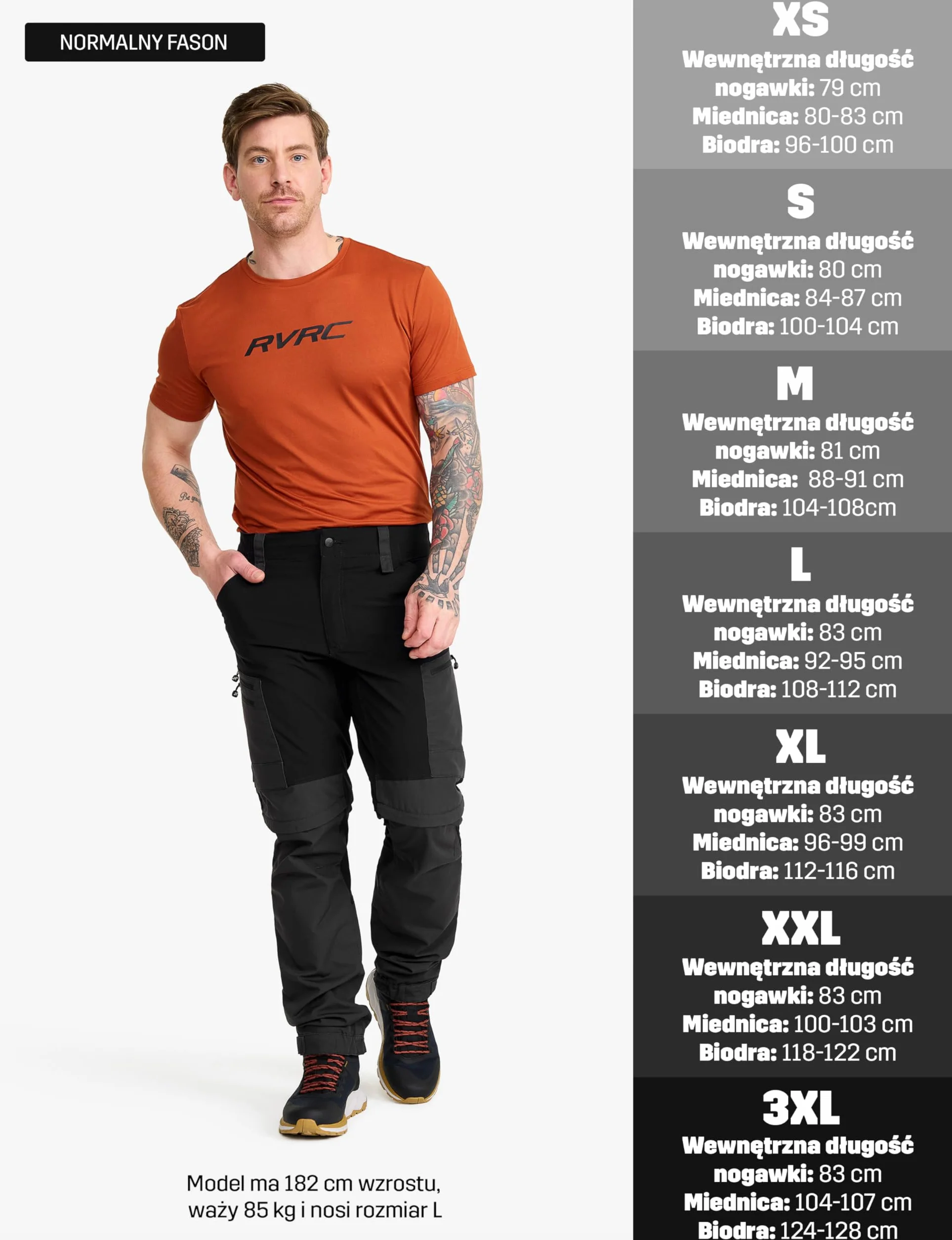 RevolutionRace RVRC GP Pro Zip-Off Pants Męskie, Solidne, oddychające, dające się zamienić w szorty spodnie do wszelkich aktywności na świeżym powietrzu