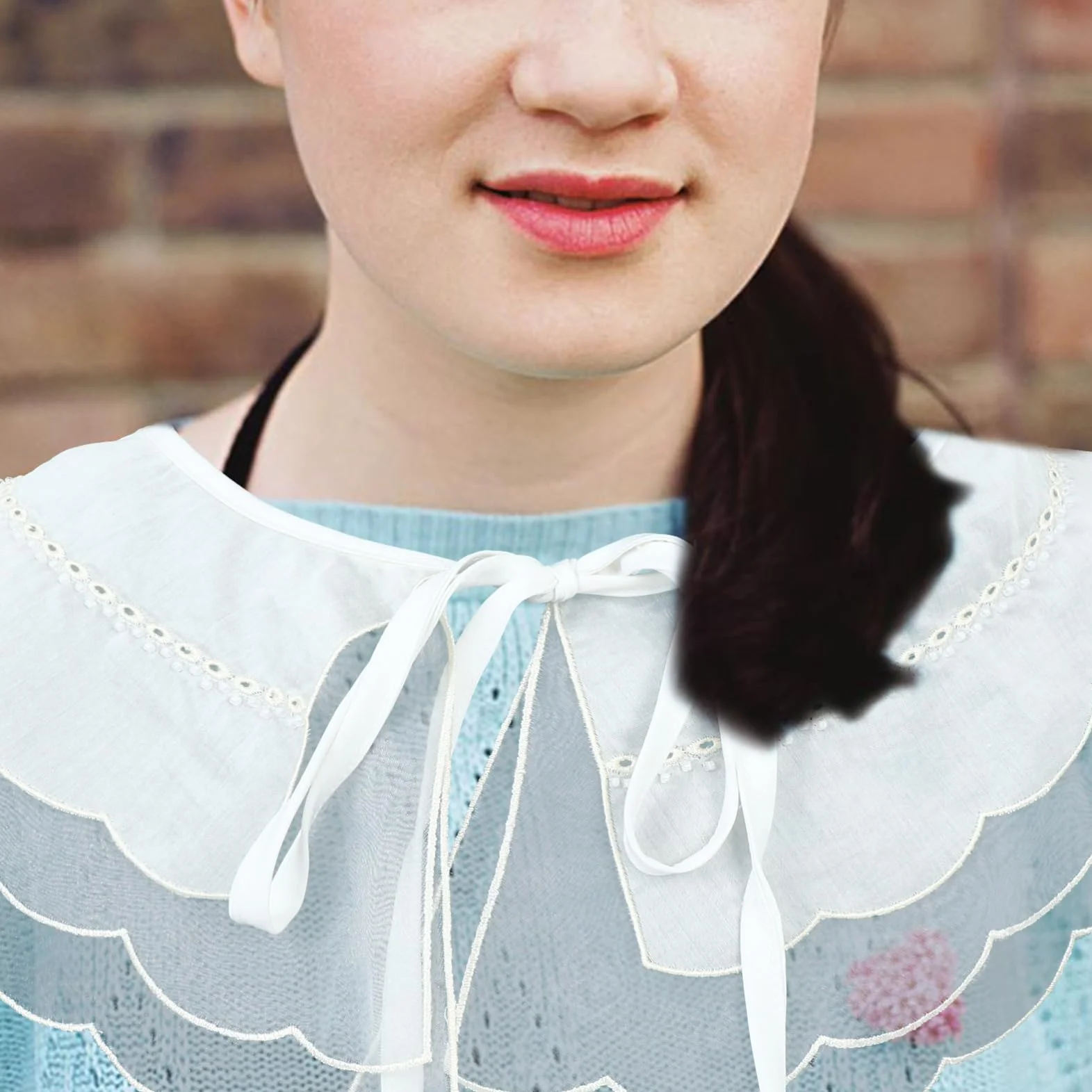Beaupretty Kołnierzyk Z Koronki Fałszywy Kołnierzyk Dla Dziewcząt Fałszywy Kołnierzyk Odpinany Fałszywy Kołnierzyk Półkołnierzyk Bluzki Odpinany Kołnierzyk Koszula Kołnierzyk Wkładany
