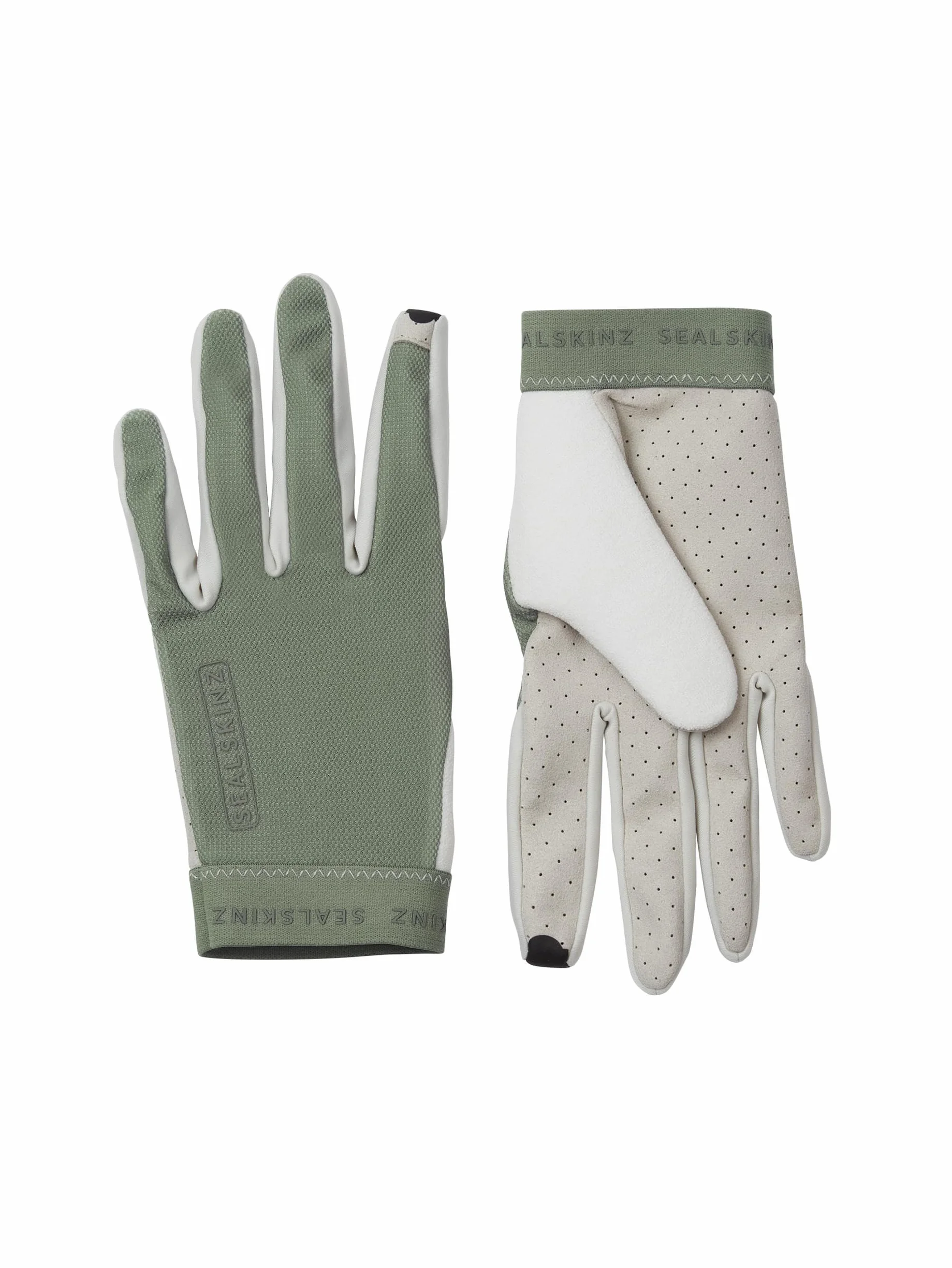 Sealskinz Paston Rękawice Damskie Z Perforowaną Powierzchnią Dłoni, Na Zimną Pogodę, Zielone, Xl