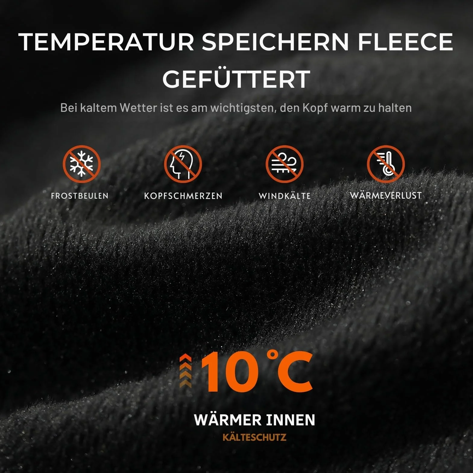 TOP-EX Wodoodporna czapka beanie męska damska czapka beanie z wełny merynosów ciepła czapka zimowa z podszewką polarową na zimną i mokrą pogodę, wiatroszczelna i ciepła i rozciągliwa