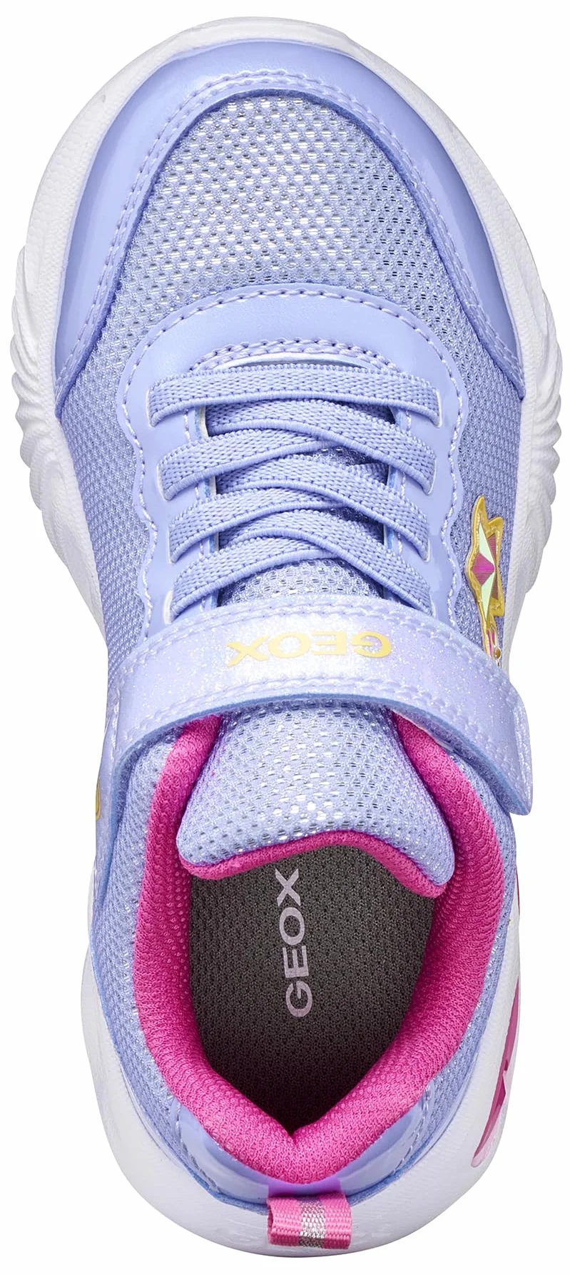 Geox J Assister Girl B Sneakers, lawendowe/fuksja, 31 EU