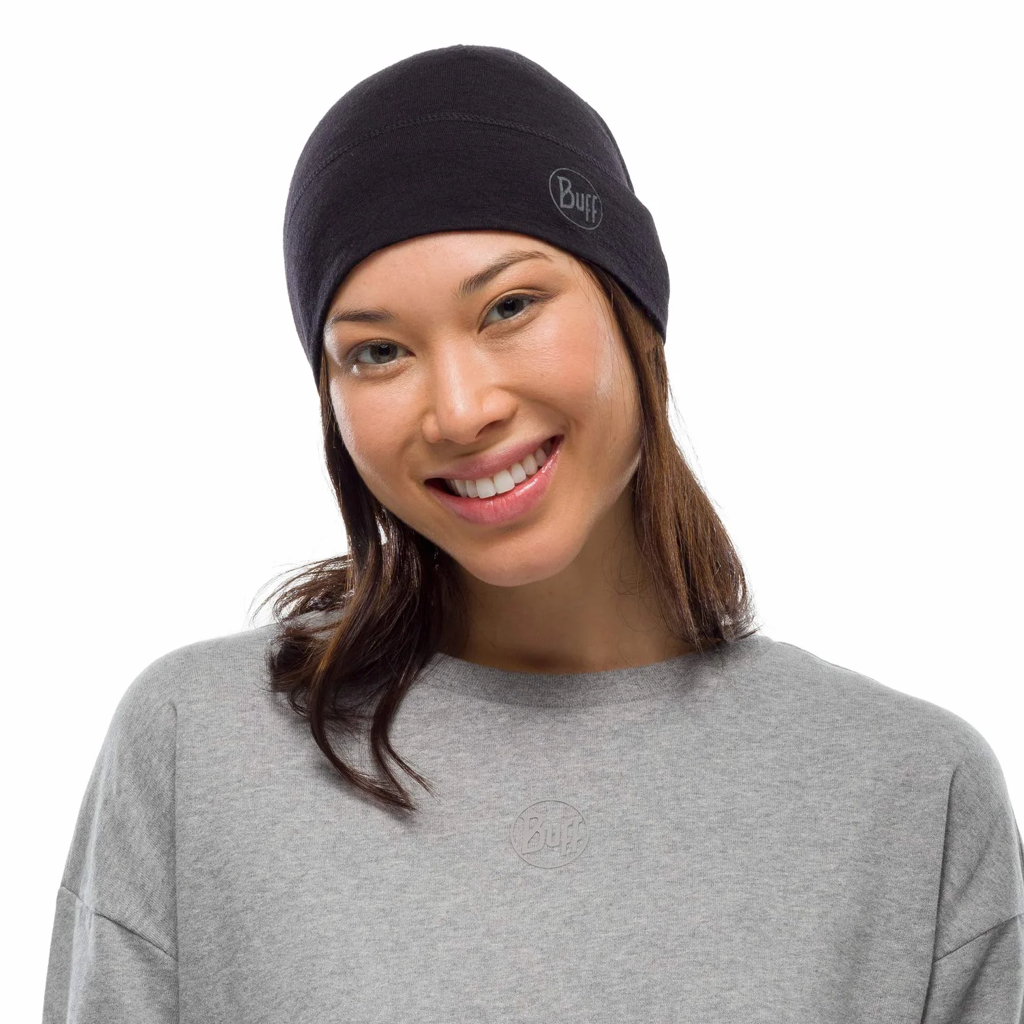 Buff Czapka Merino Midweight Beanie Black