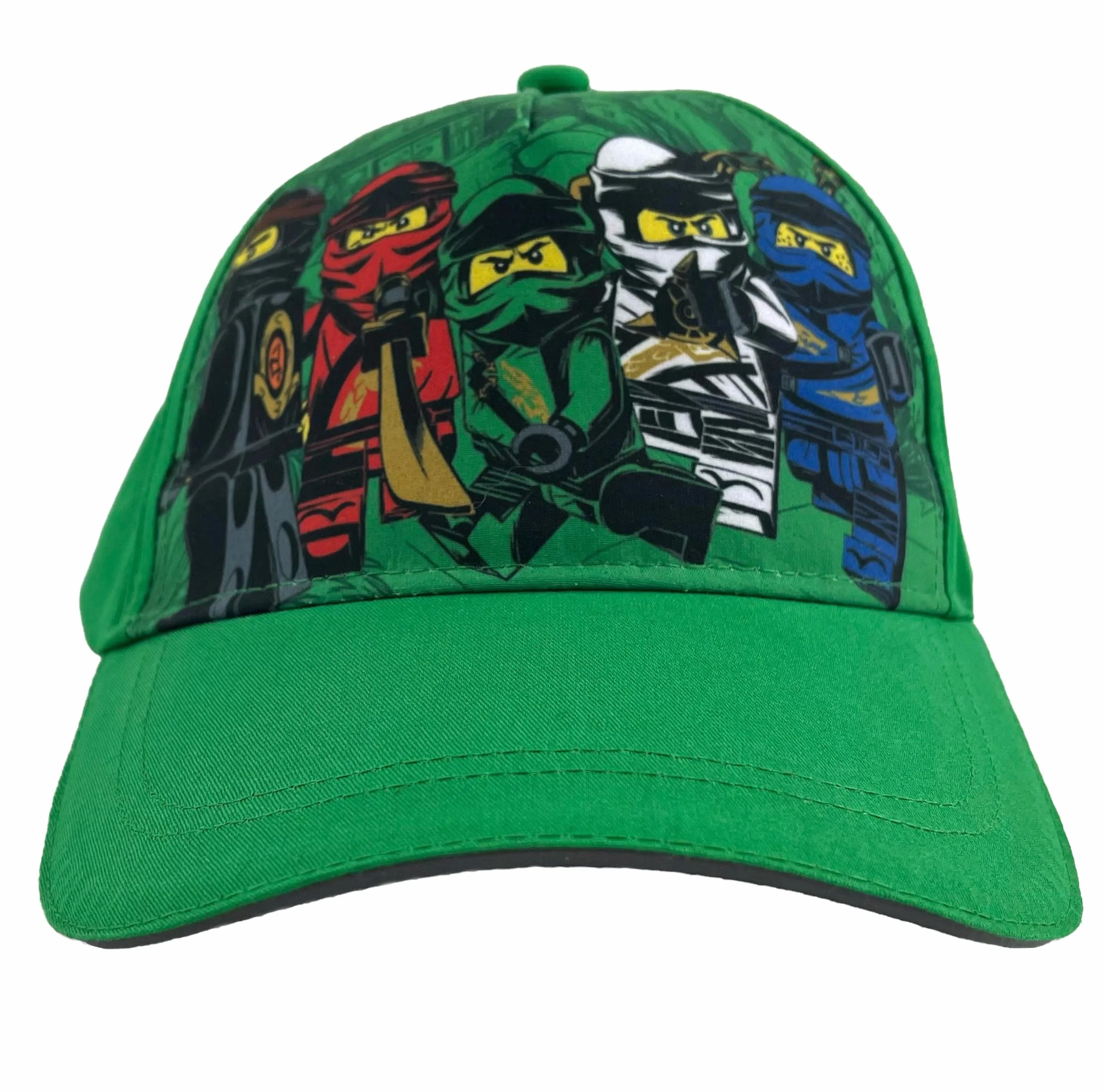 LEGO Ninjago czapka dziecięca, czapka bejsbolowa, zielona figurka, zielony, 52-54