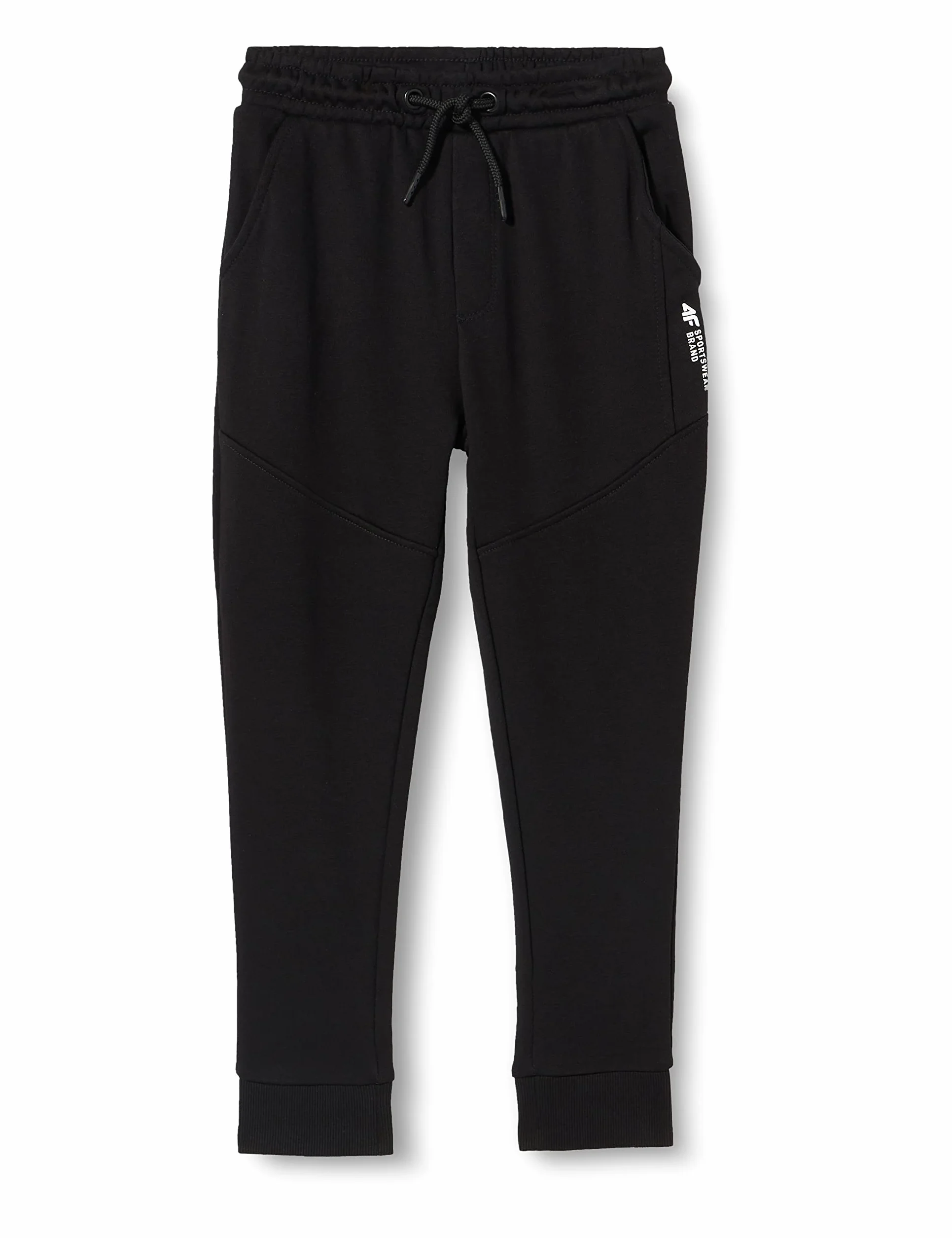 4F JUNIOR Trousers dla dzieci, Głęboki czarny, 140