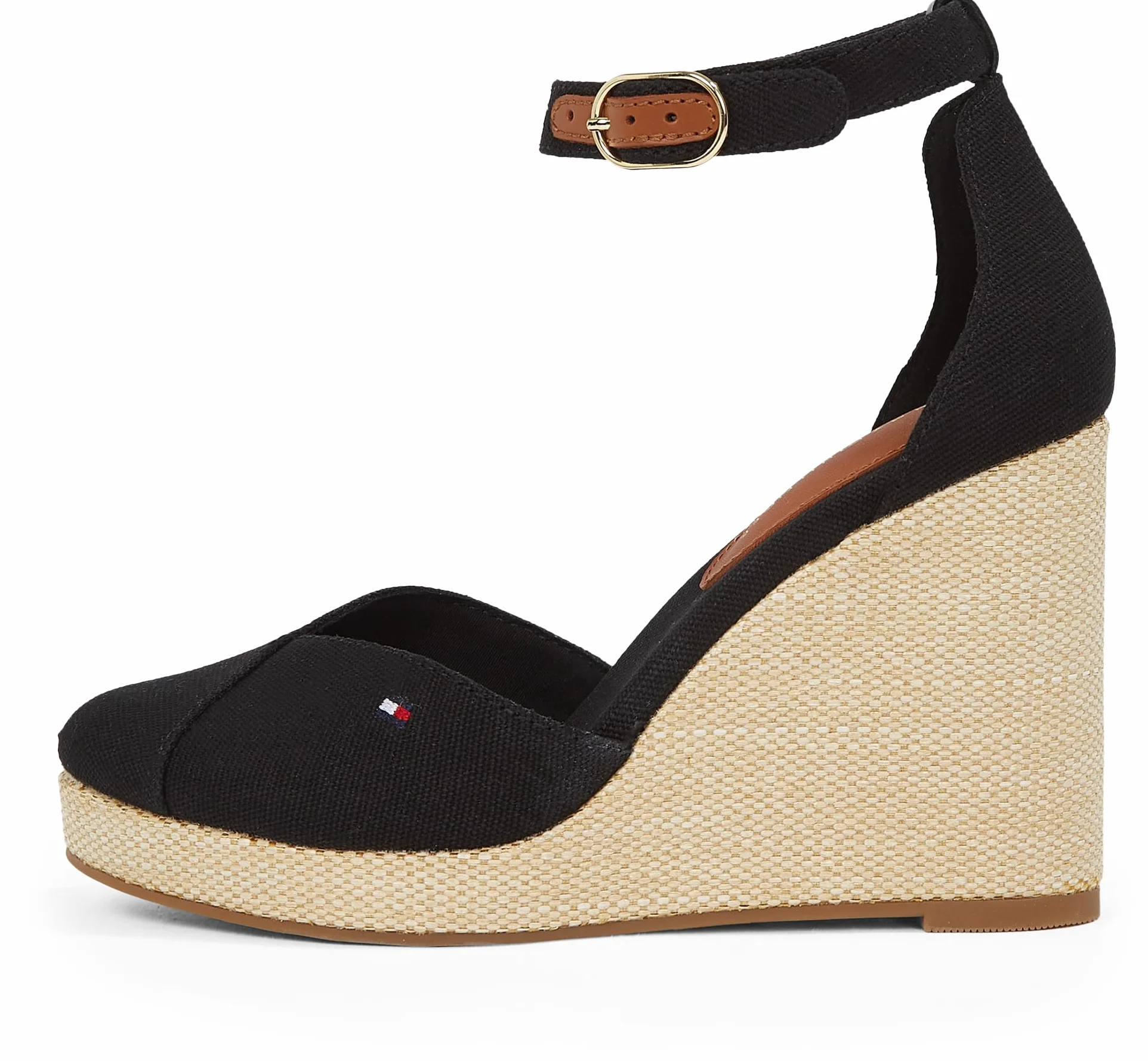TOMMY HILFIGER Kobiety Flag High Wedge Espad Closed ToeEspadryle na koturnie