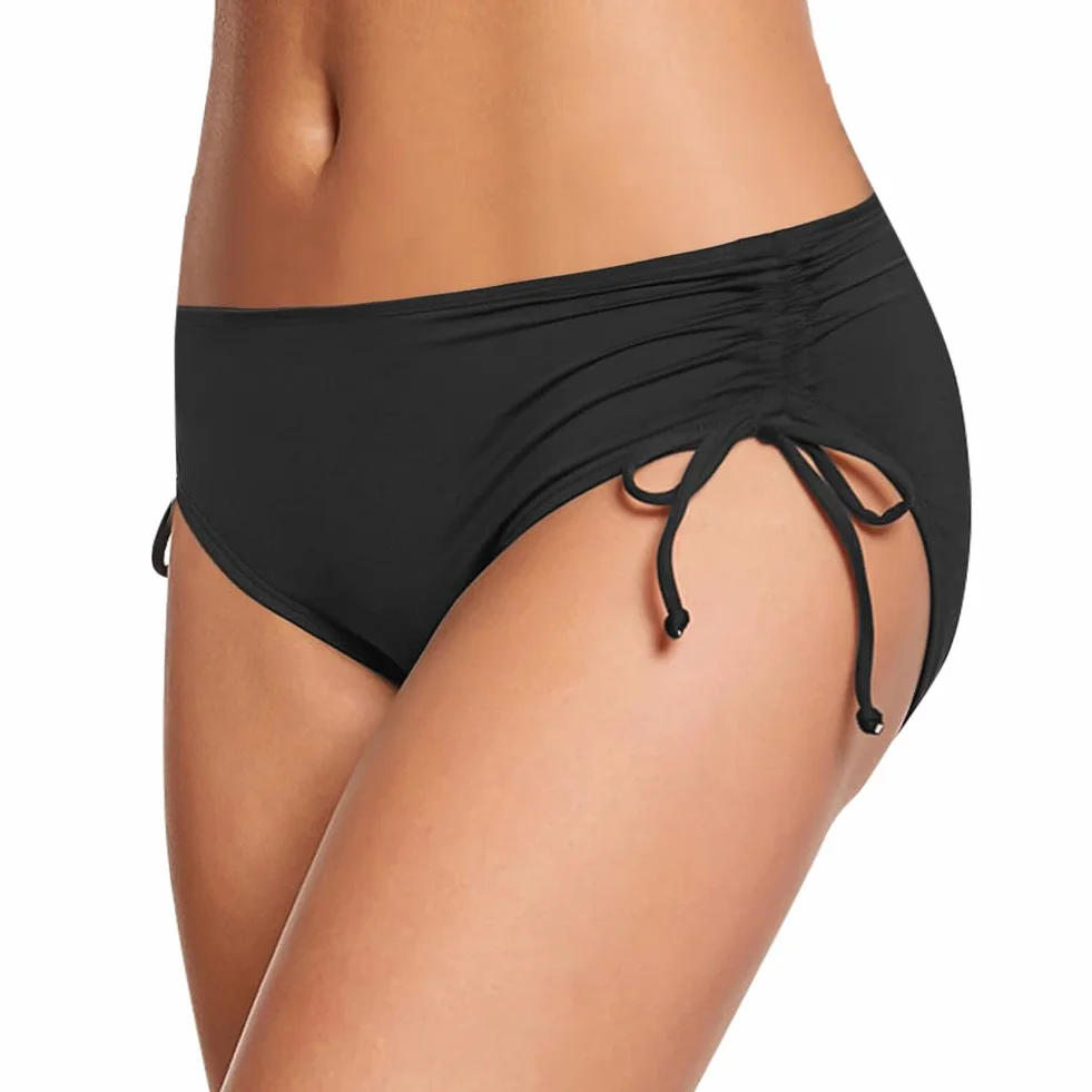 flintronic Damskie spodnie od bikini, wysokie stany, damskie szorty kąpielowe, majtki bikini, spodnie bikini, kontrola brzucha, na lato