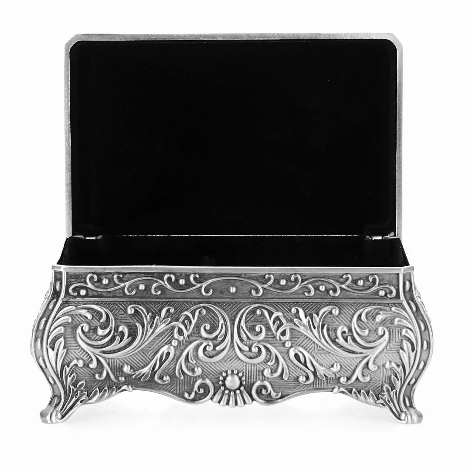 IGNPION Metalowa dekoracyjna pozytywka elegancka muzyczna szkatułka na biżuterię pudełko do przechowywania drobiazgów biżuteria muzyczna pamiątka ozdobna gablota urodzinowa, ślub (melodia: jesteś moim