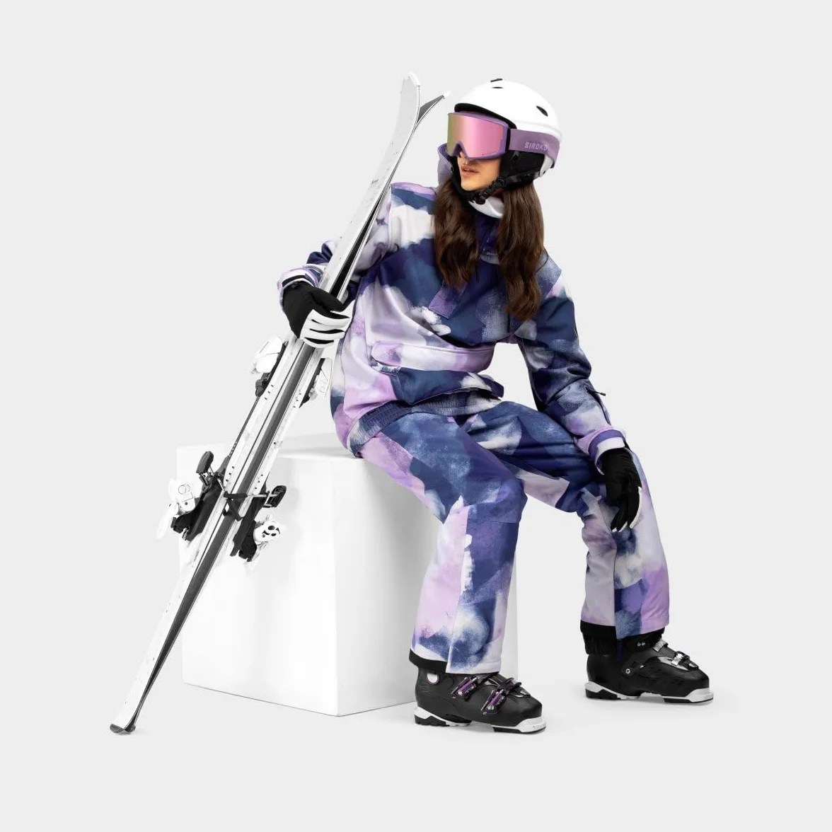SIROKO - Spodnie Snowboardowe dla Kobiet Siroko P1-W Astral - XXS - Wielokolorowy