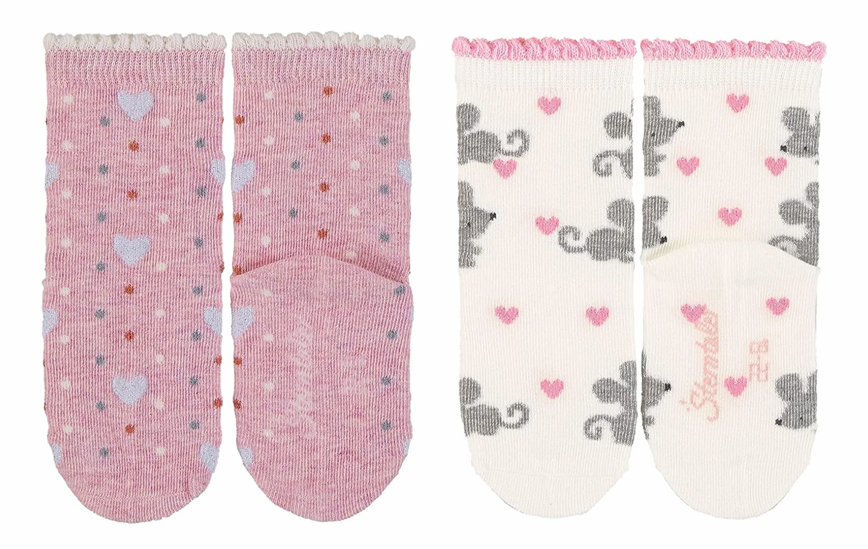 Sterntaler Skarpety Dziewczynki Söckchen 3er-pack Katze