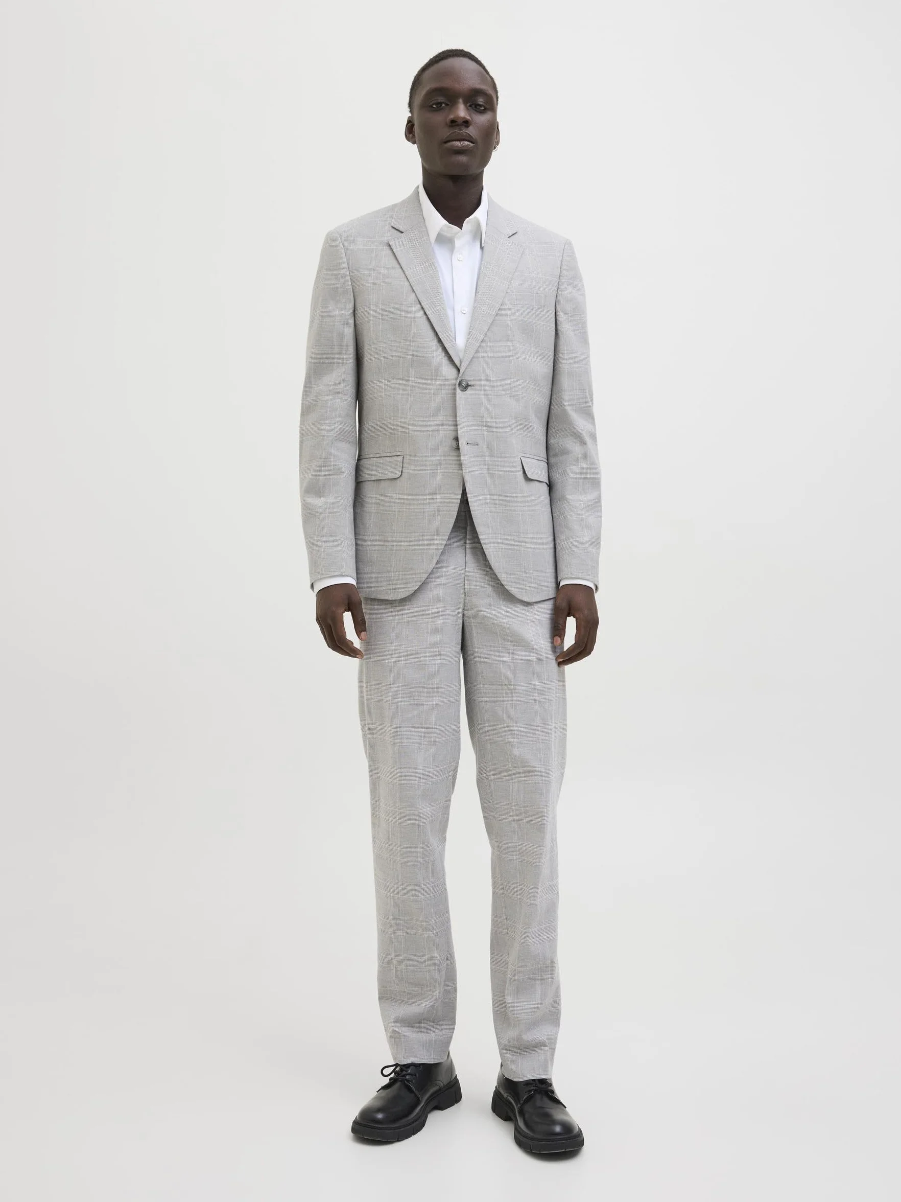 JACK & JONES Jprriviera męska marynarka lniana Slim Fit Sn, Chiseled Stone, 48