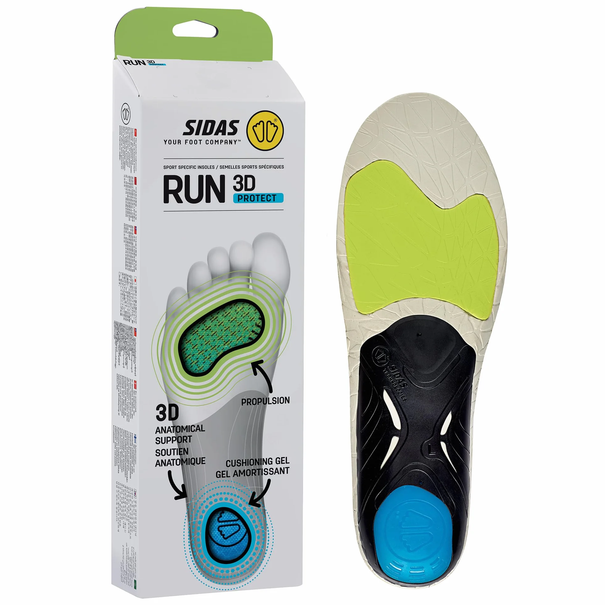 Sidas 3d Run Protect wkładki wkładane do butów