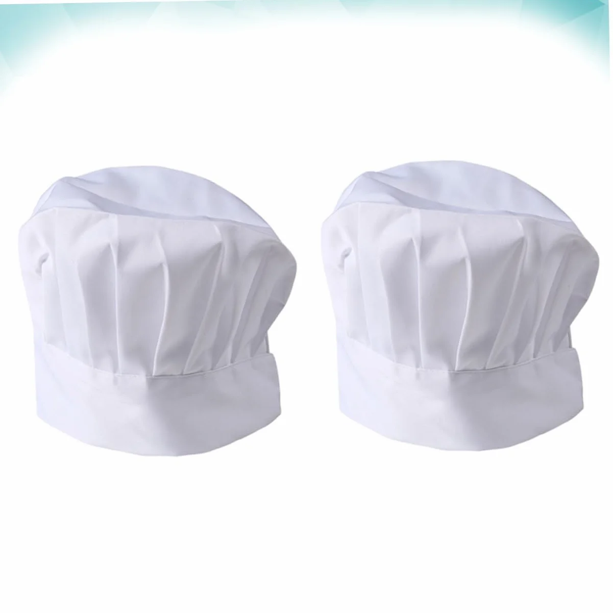 2kawałki Czapka Kucharza Szt Regulowana Czapka Antypollucyjna Elegancki Design Do Restauracji i Barów Oddychający Materiał Idealna Dla Kucharzy i Pracowników Gastronomii