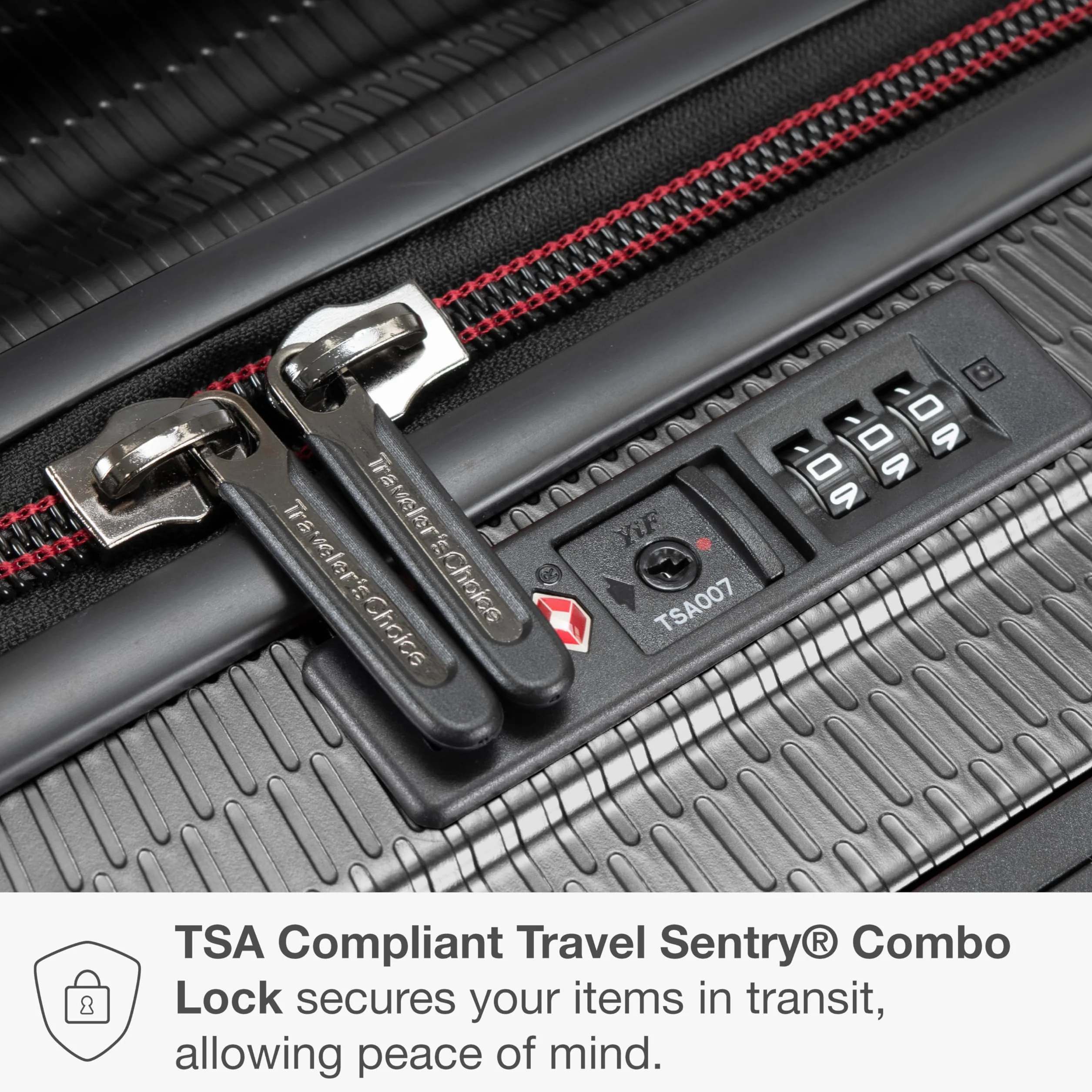 Traveler's Choice Maxporter II twarda walizka bagażowa z poliwęglanu z kołami obrotowymi, Szary, 30" Trunk Luggage