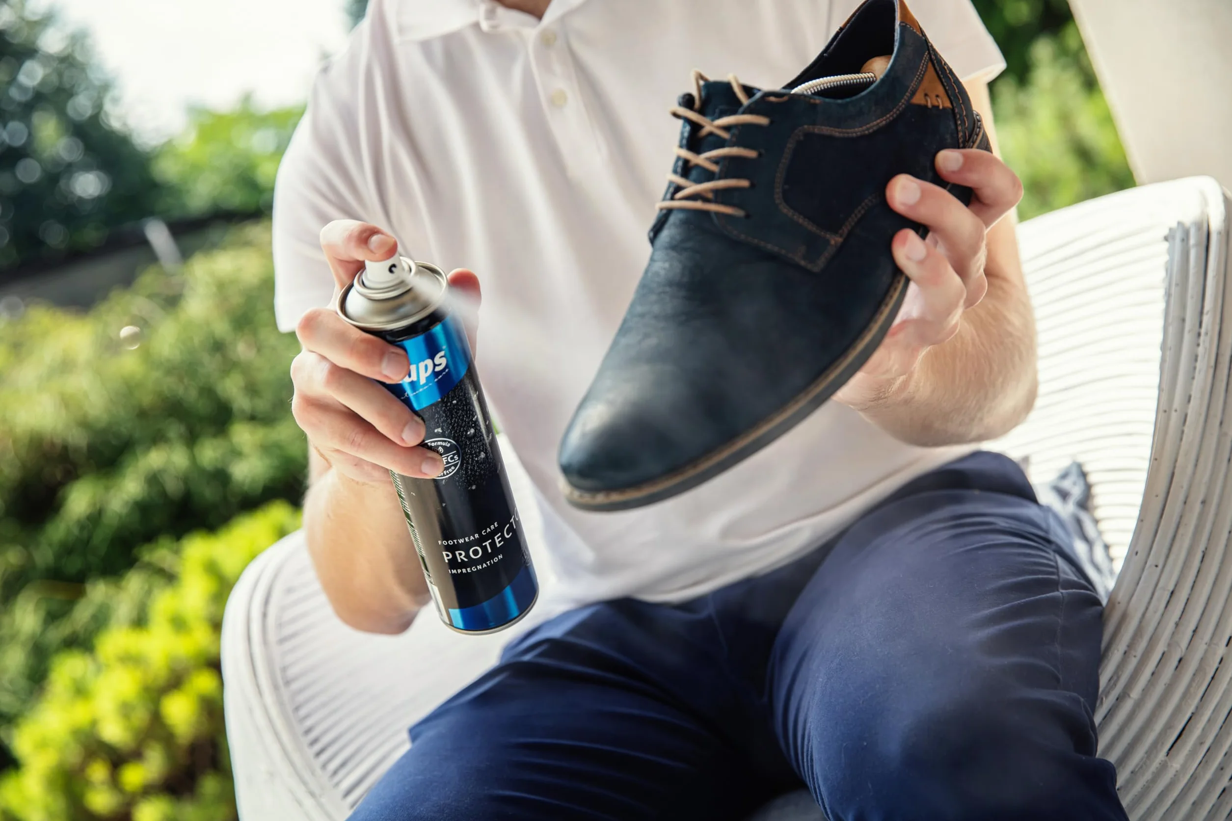 Kaps Protector - Wodoodporny Impregnujący Spray Do Butów Skórzanych i Tkanin - Bez Fluoru, Bez PFC