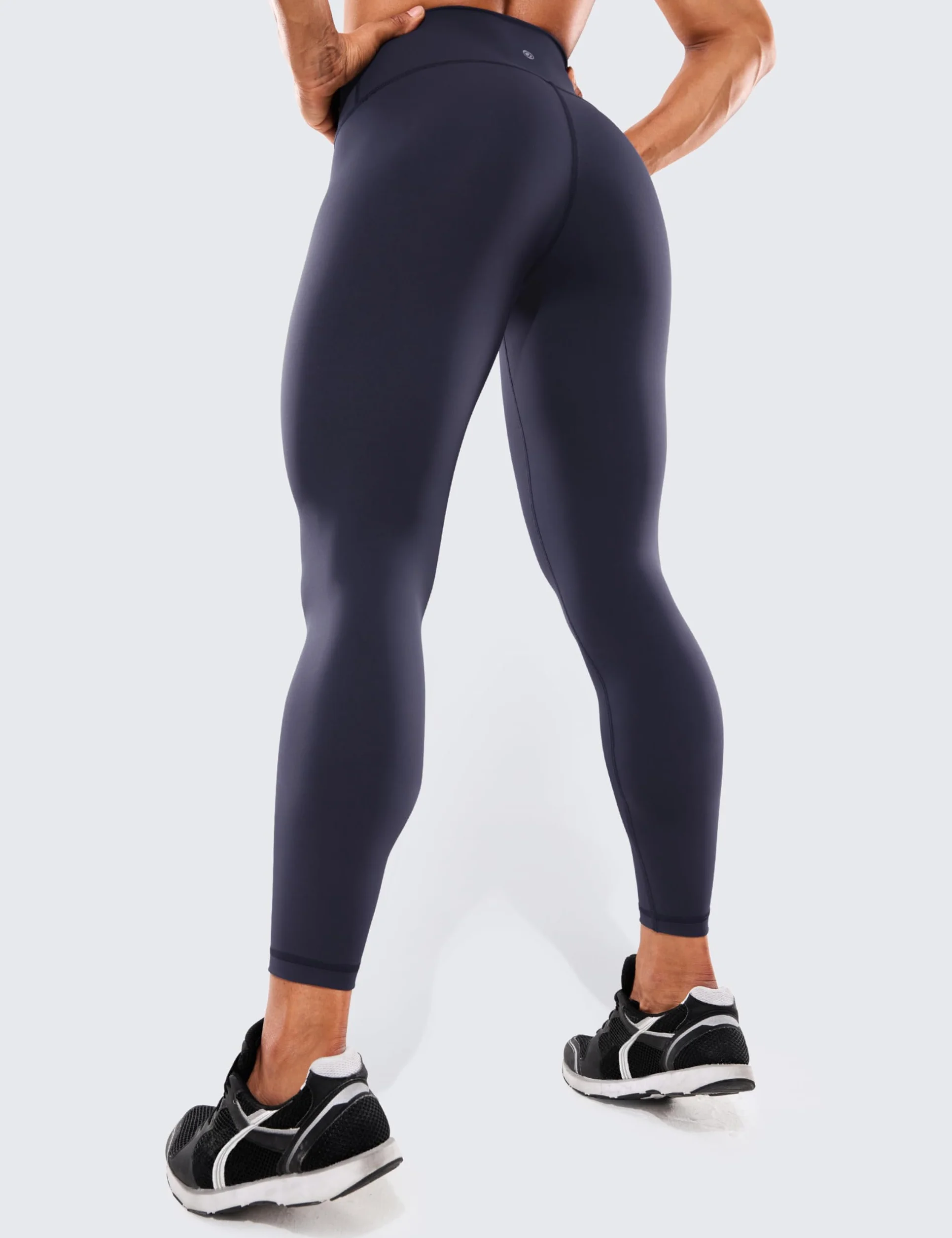 CRZ YOGA Damskie legginsy uciskowe Hugged Feeling 25 cali - grube, wysokie spodnie treningowe z wysokim stanem i wyszczuplające brzuch