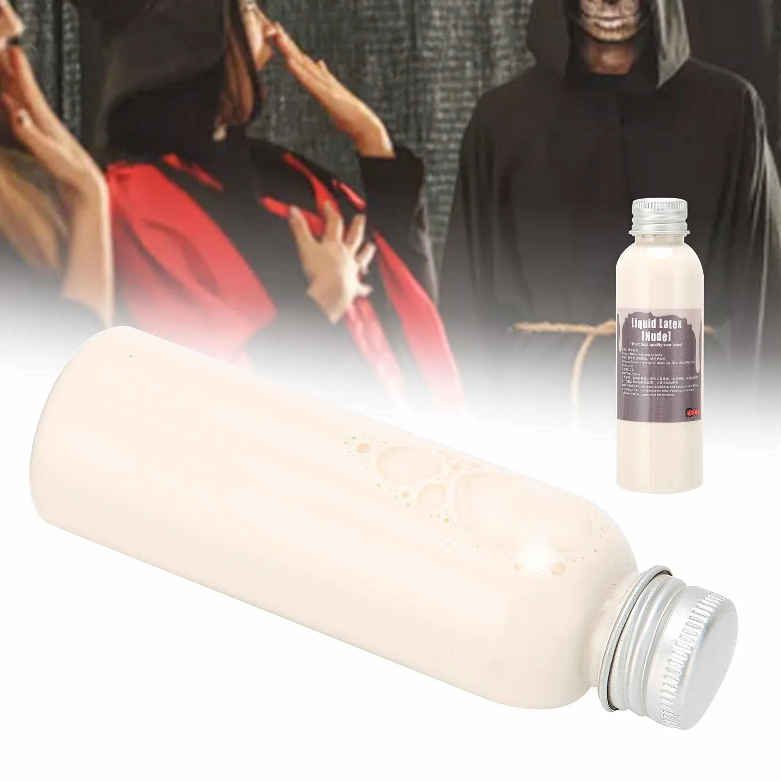 Sonew Halloween Party Makijaż Lateks Fałszywe Blizny Protezy Zmarszczek Kształtowanie Makijażu Lateks na Efekty Specjalne Kostiumy Zombie i Urazy 60ml
