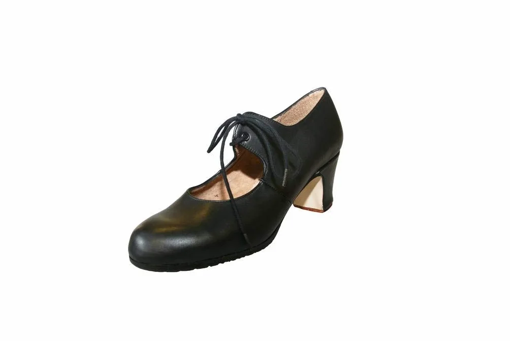 Flamenco buty dla początkujących, model Sevilla damskie skórzane z gwoździami