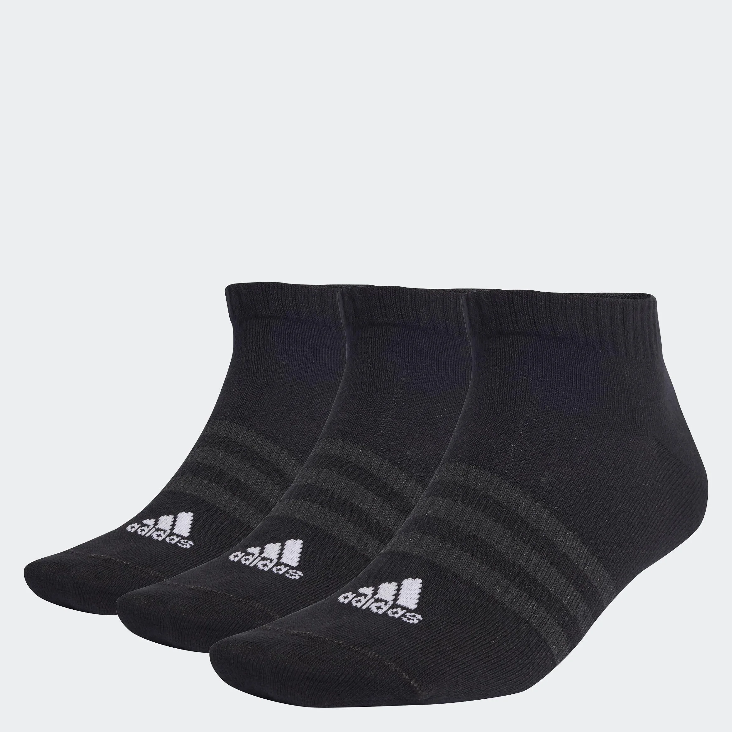 adidas Uniseks Skarpeti do kostek, Black/White, XL