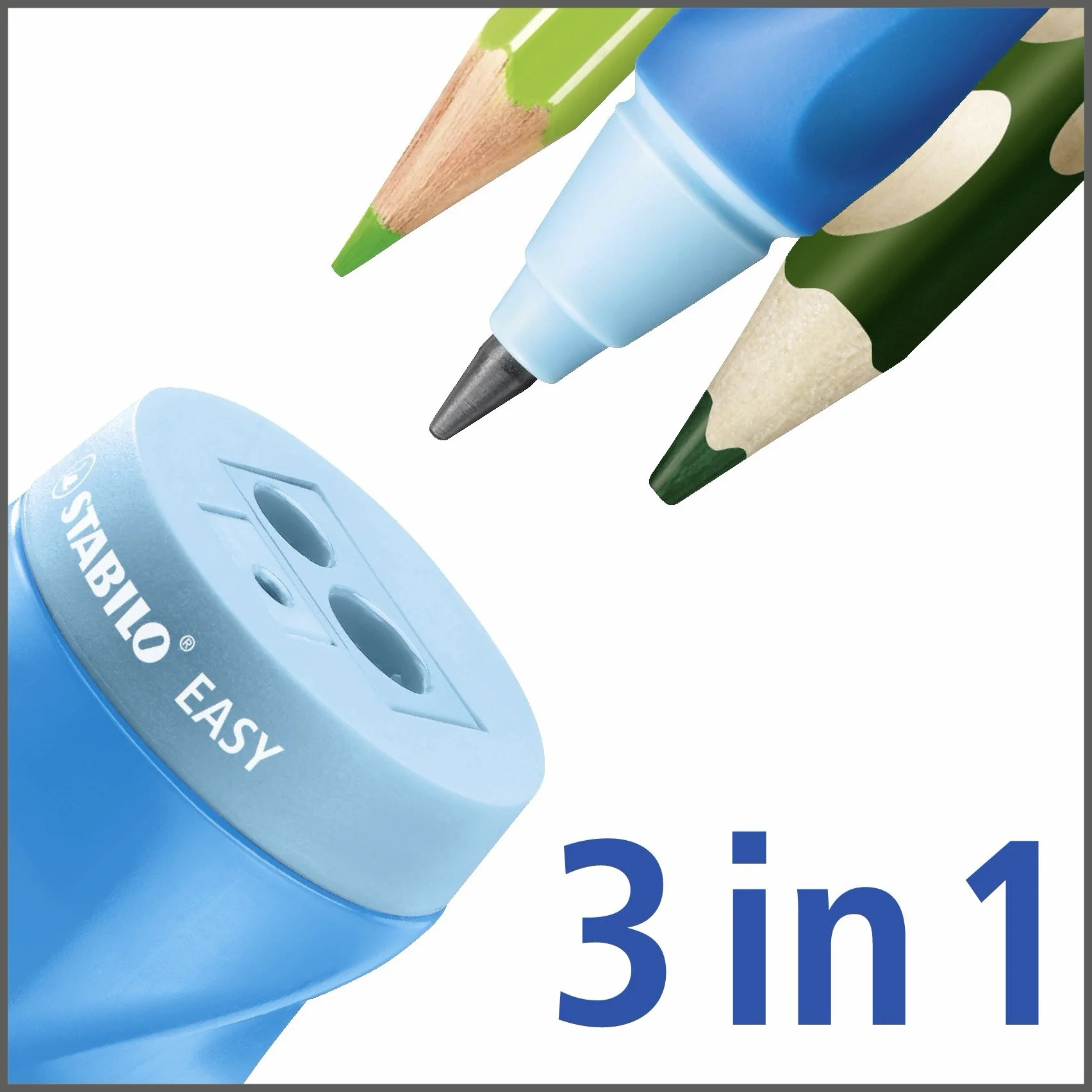 Temperówka - STABILO EASYsharpener dla praworęcznych kolor różowy