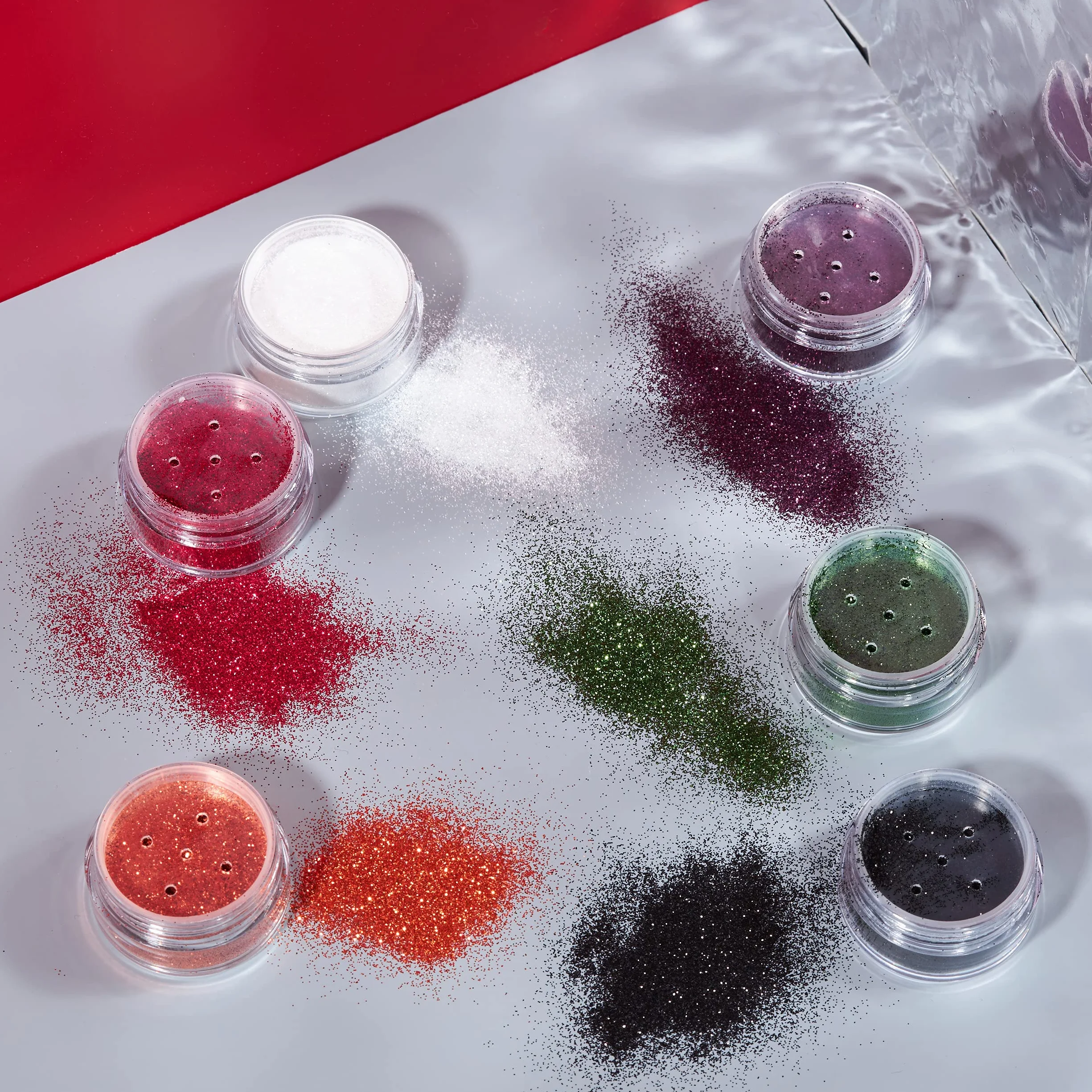 Halloween Glitter Shakers, Black, Single 5g