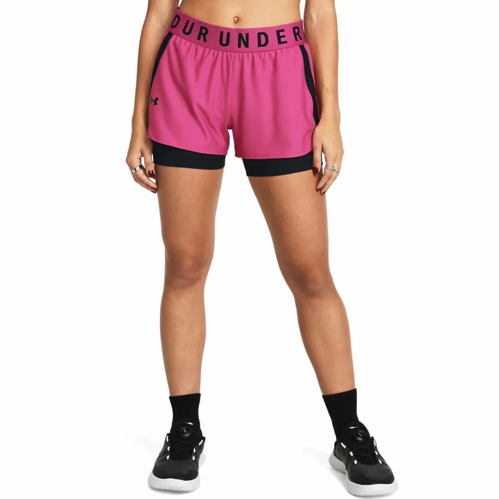 Under Armour Szorty Play Up 2 w 1 - Szorty do biegania, lekkie spodenki gimnastyczne Kobiety
