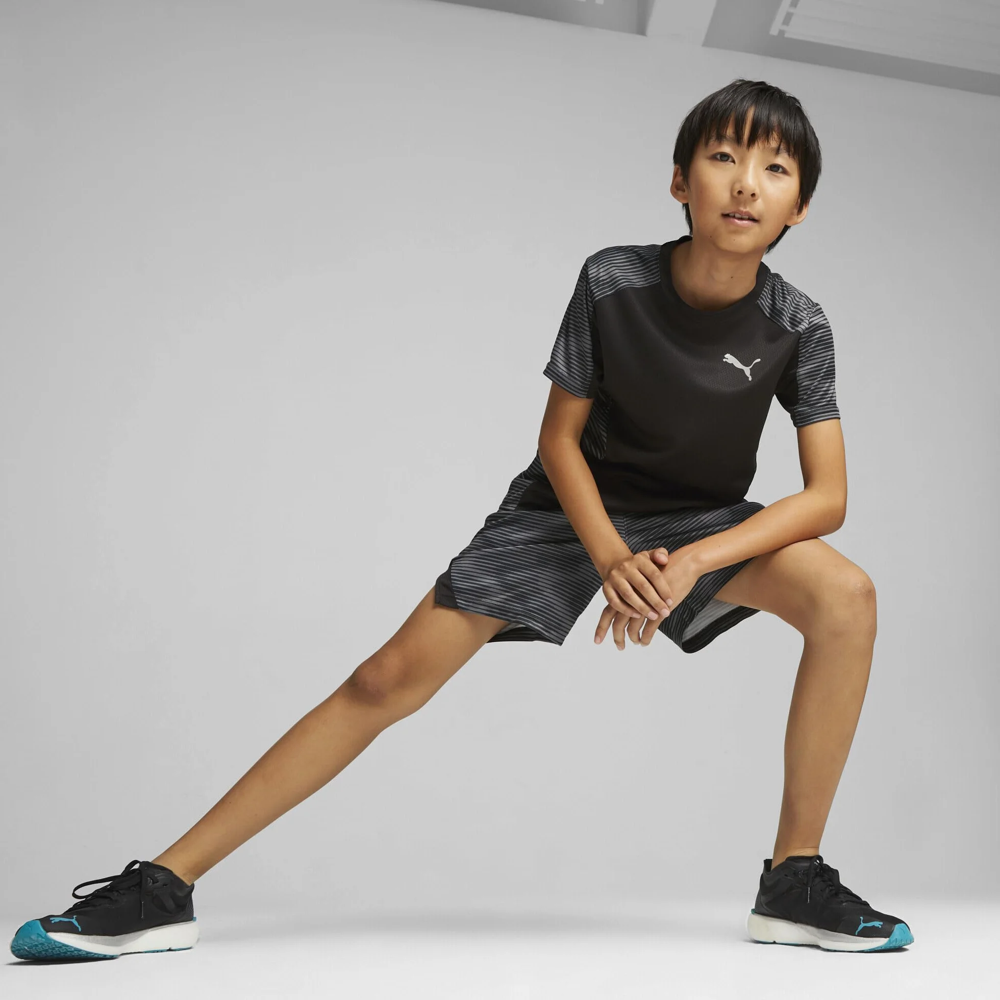 PUMA Hyperwave AOP szorty chłopięce z dzianiny B