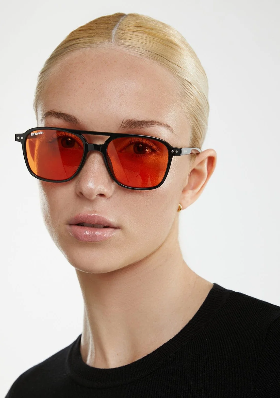 D.Franklin - Unisexowe okulary przeciwsłoneczne z soczewkami UV - Model wind-limited - Okulary przeciwsłoneczne dla mężczyzn i kobiet - Sunglasses