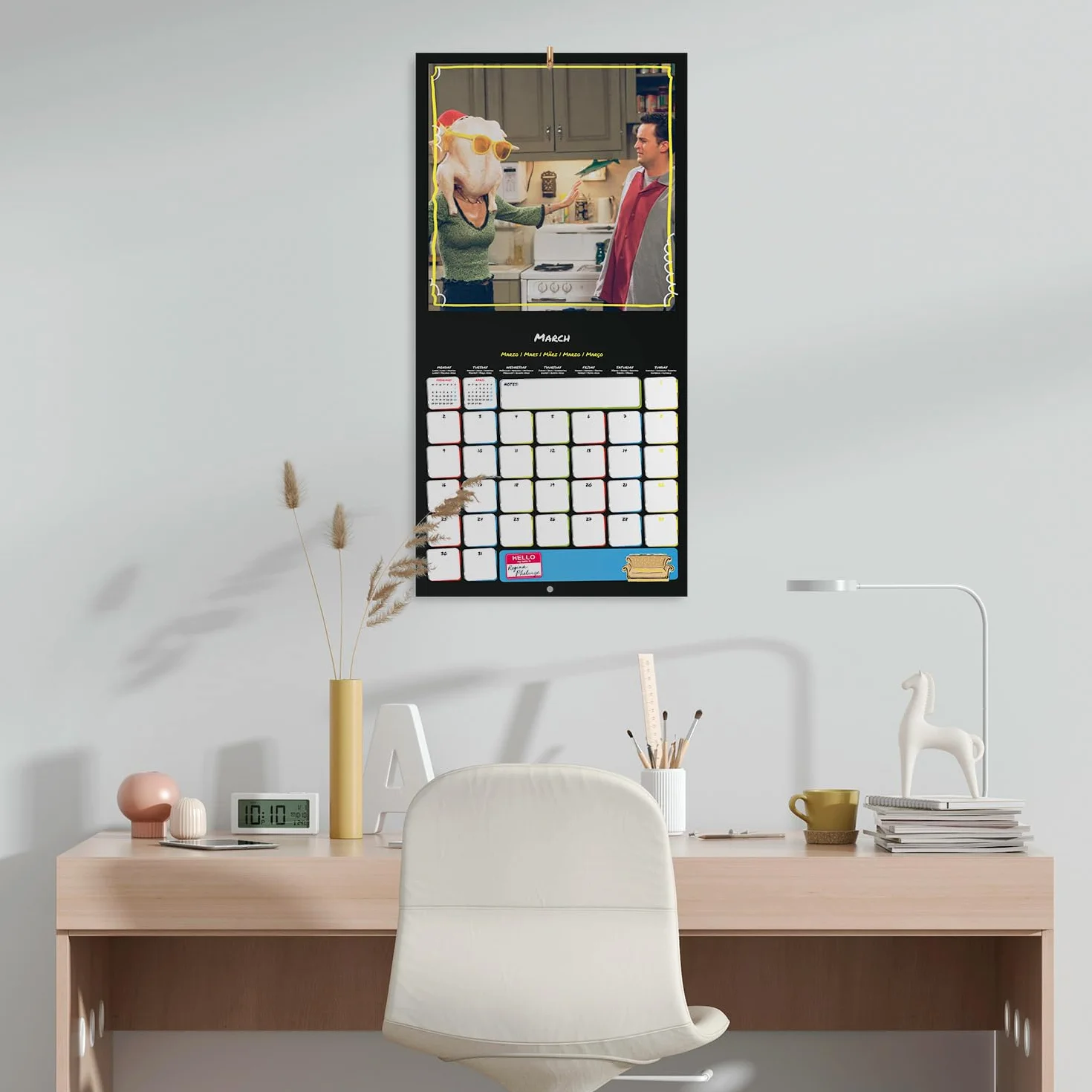 Grupo Erik Wall Calendar 2026 - Friends Calendar 2026 | Square 30 x 30 cm - 12 x 12 inches Wall Planner, Family Planner Month To View | TV Show Gifts For Friends