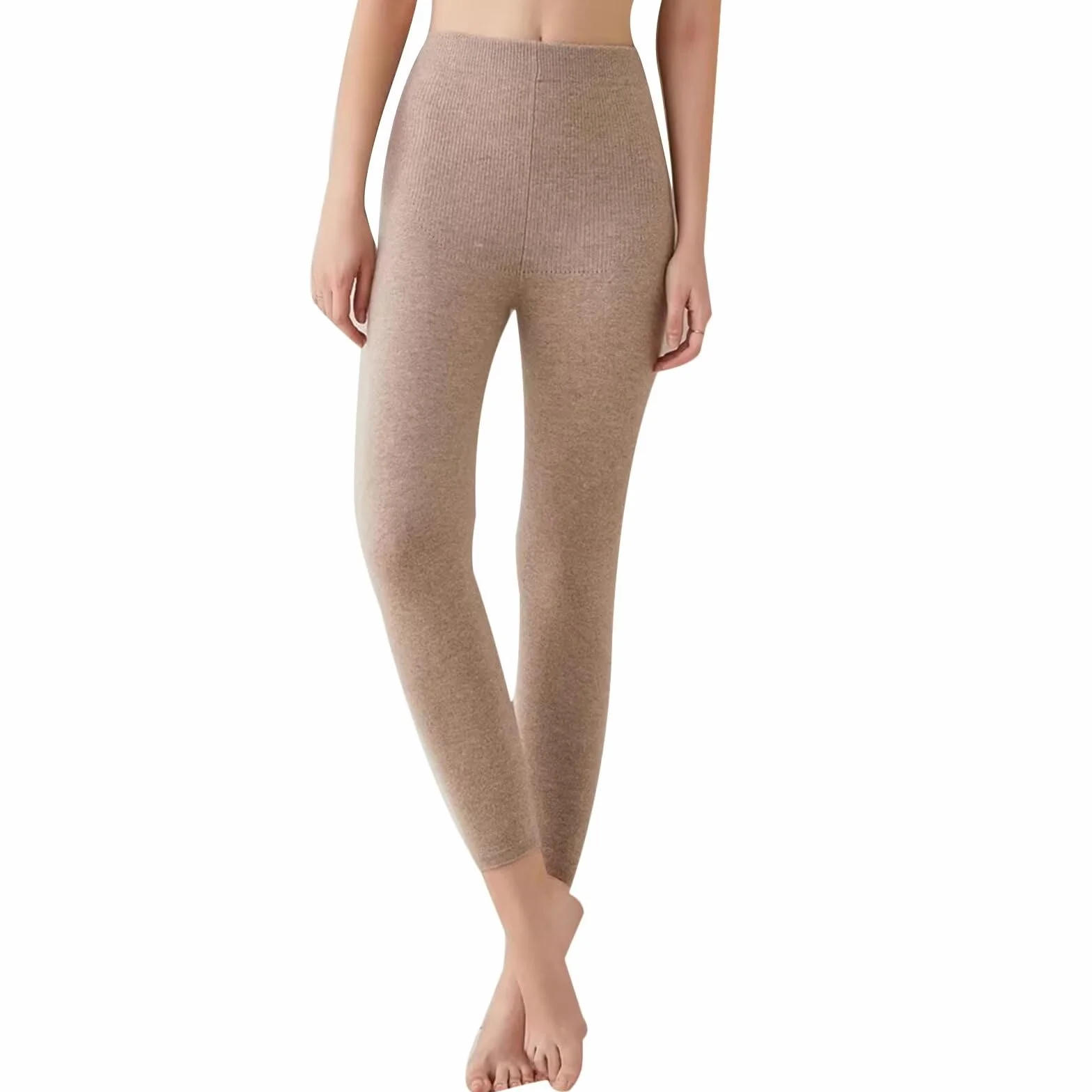 Womens Thermal Bottoms for Autumn Winter Spring 100% Cashmere Thermal Leggings,Thermal Trouser Long Johns Bottoms for Ladies,Christmas gift