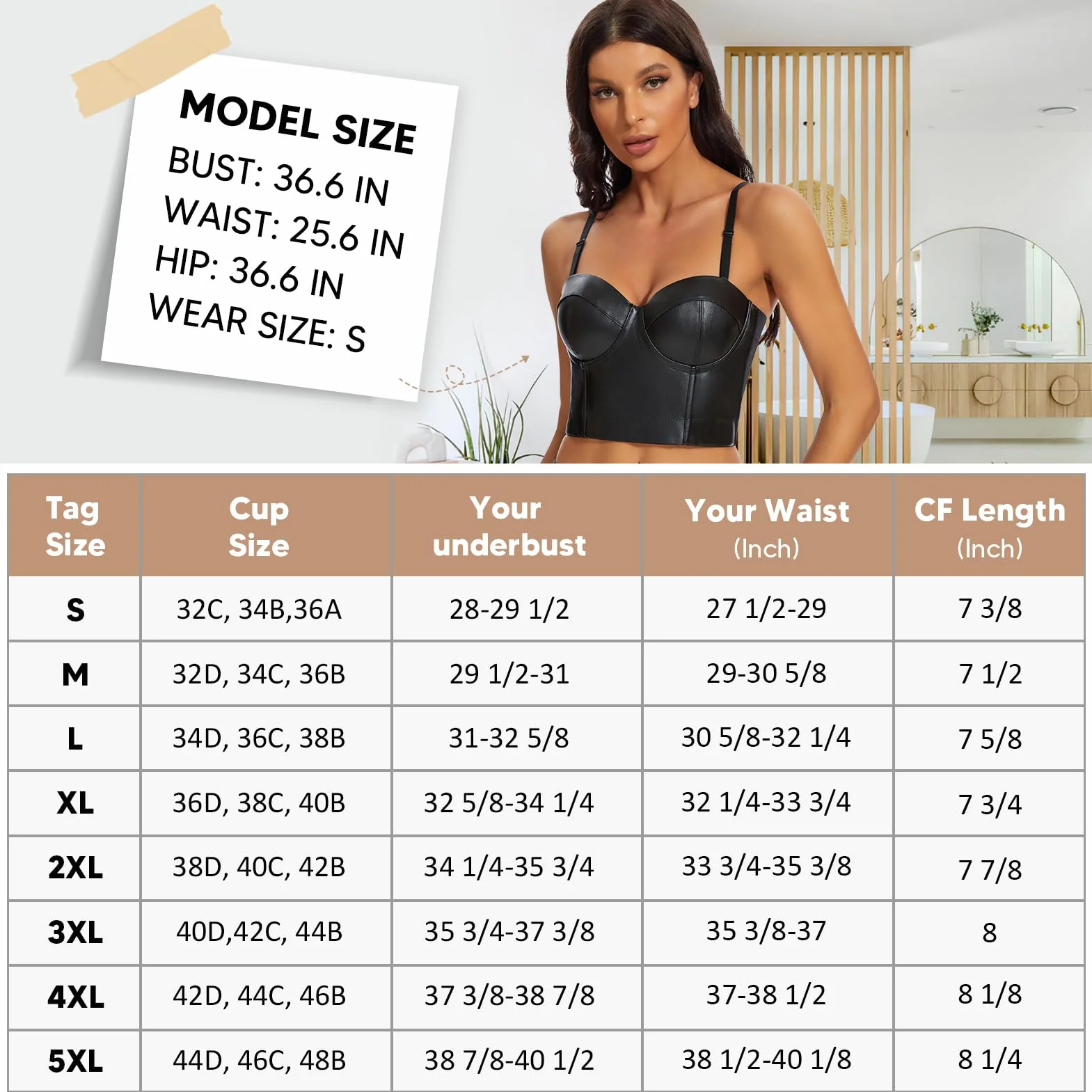 SLIMBELLE Damski gorset w stylu vintage overbust gorset zamek błyskawiczny plastikowe kości sznurowany top ze stringami bielizna ślubna body