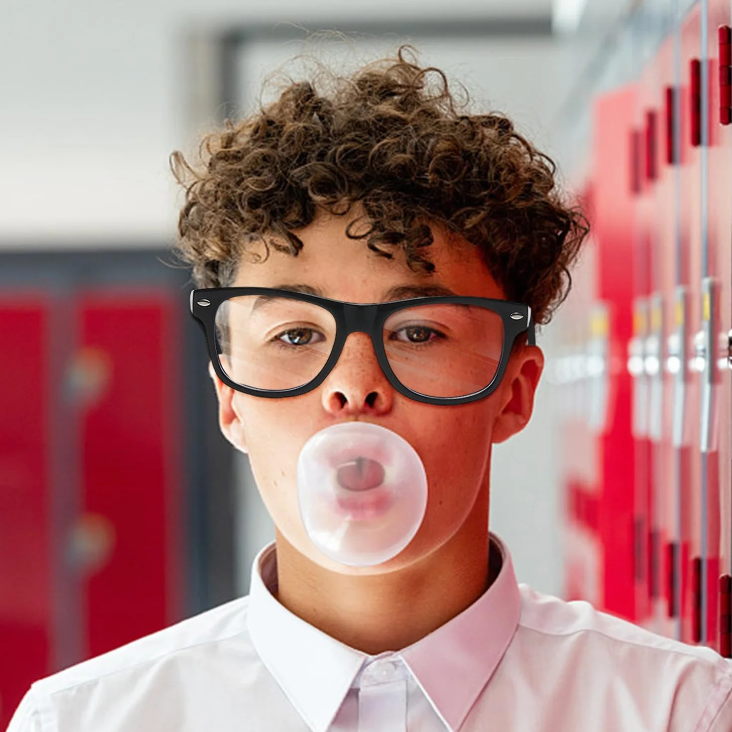 SLEEKEE 3 Czarne Okulary Dziecięce, Klasyczne i Trwałe, Retro Nostalgiczne, Odpowiednie Do Szkoły i Na Co Dzień