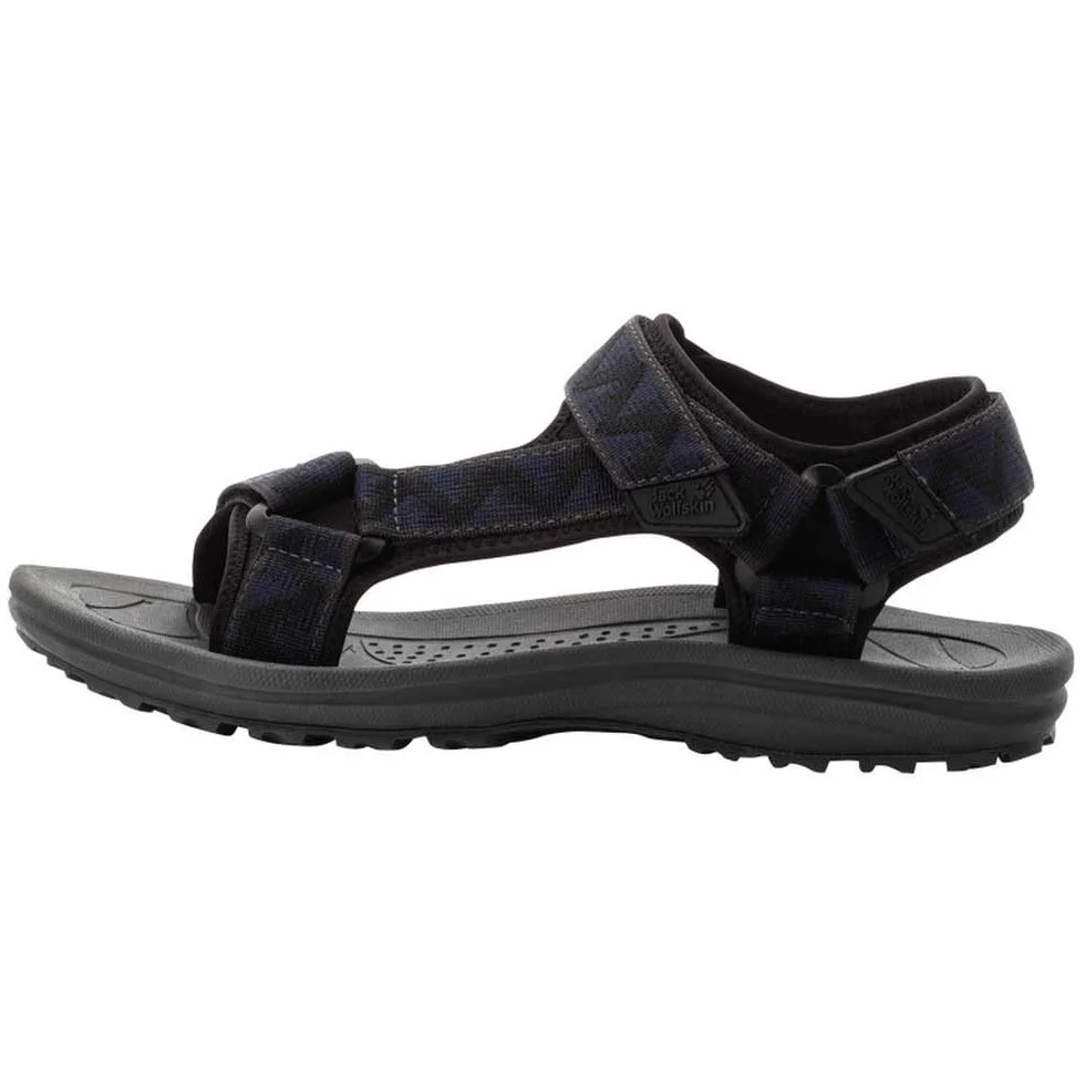 Jack Wolfskin Męskie sandały Wave Breaker M, Midnight Blue, 48 EU, niebieski (midnight blue), 48 EU