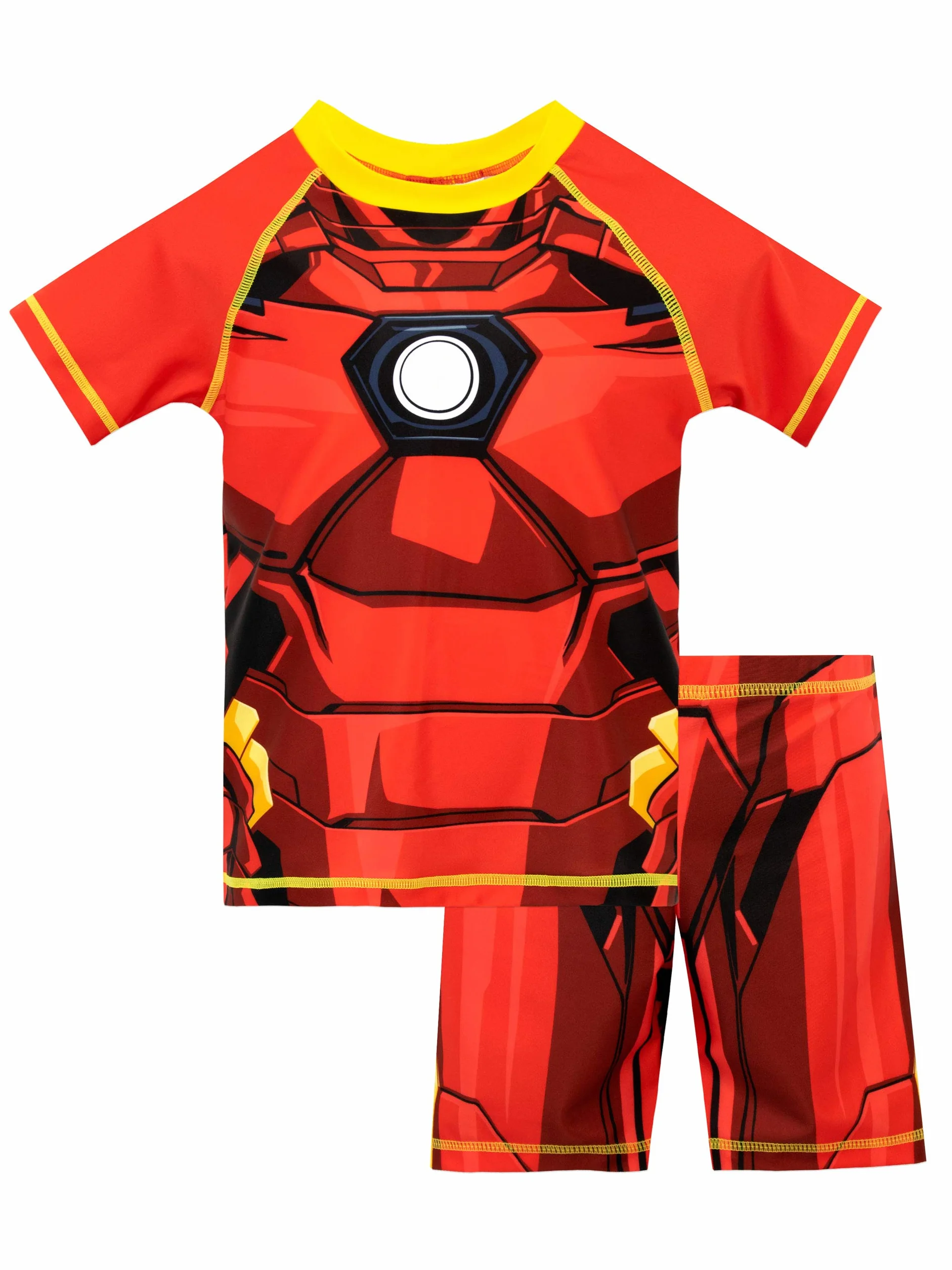 Marvel Chłopięcy dwuczęściowy kostium kąpielowy Iron Man