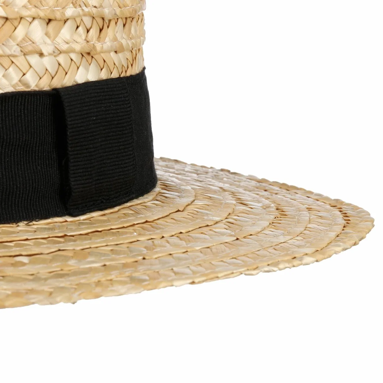 LIPODO Kapelusz slomkowy boater przeciwsloneczny gondoliera Wyprodukowano we Wloszech Unisex Wiosna Lato