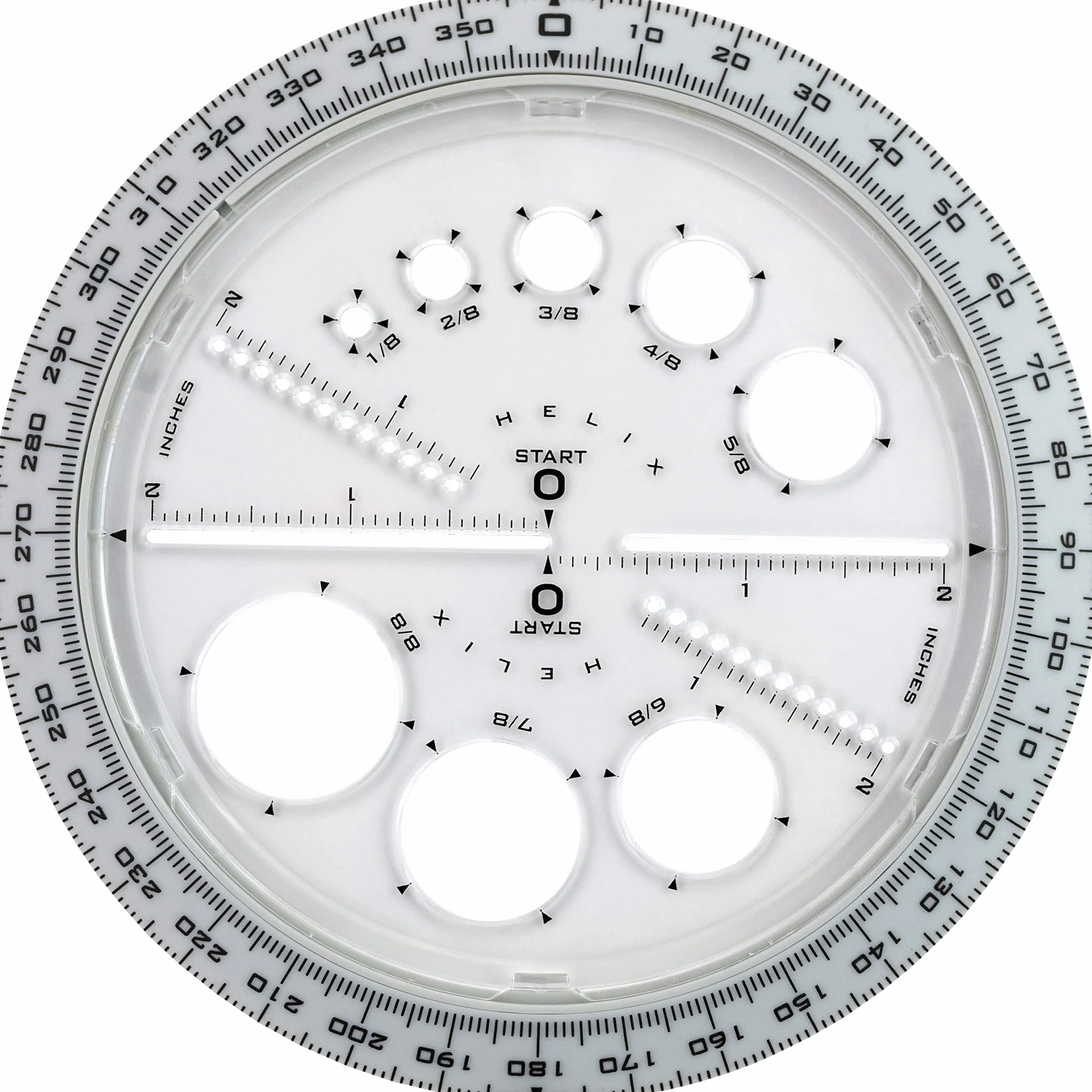 Helix 36002 Kątomierz, Przezroczysty, ‎54,84 x 1,61 x 43,55 cm; 20,57 g