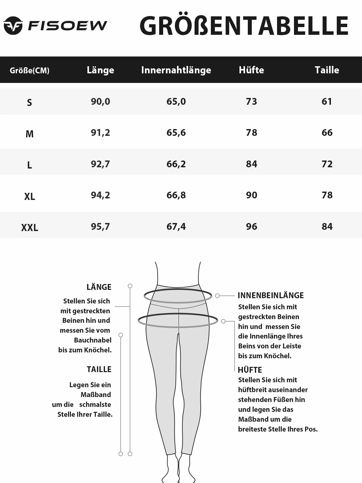 Fisoew Damskie legginsy z wysokim stanem, nieprzezroczyste, elastyczne spodnie sportowe do uprawiania sportu, jogi, gimnastyki