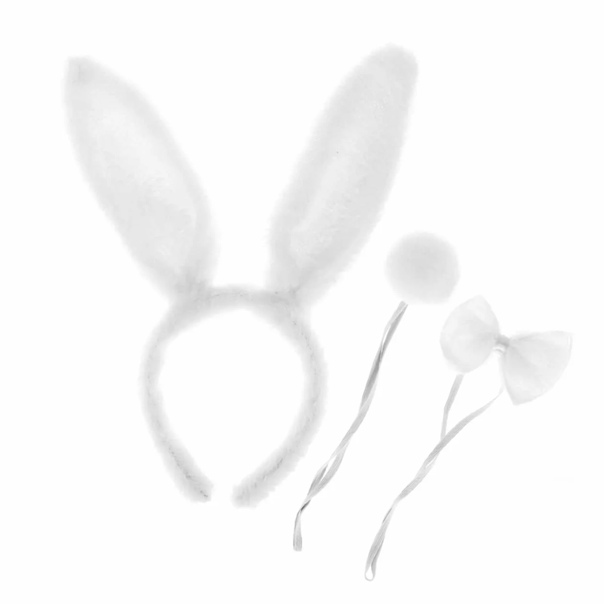 SHERCHPRY 4 Zestawy strój dla dziewczynek miejsce dla dzieci ubrania dla dziewczynek tiara Opaska na ucho króliczka Opaska na ucho królika cosplay zestaw ubrań rekwizyty do występów ustawić