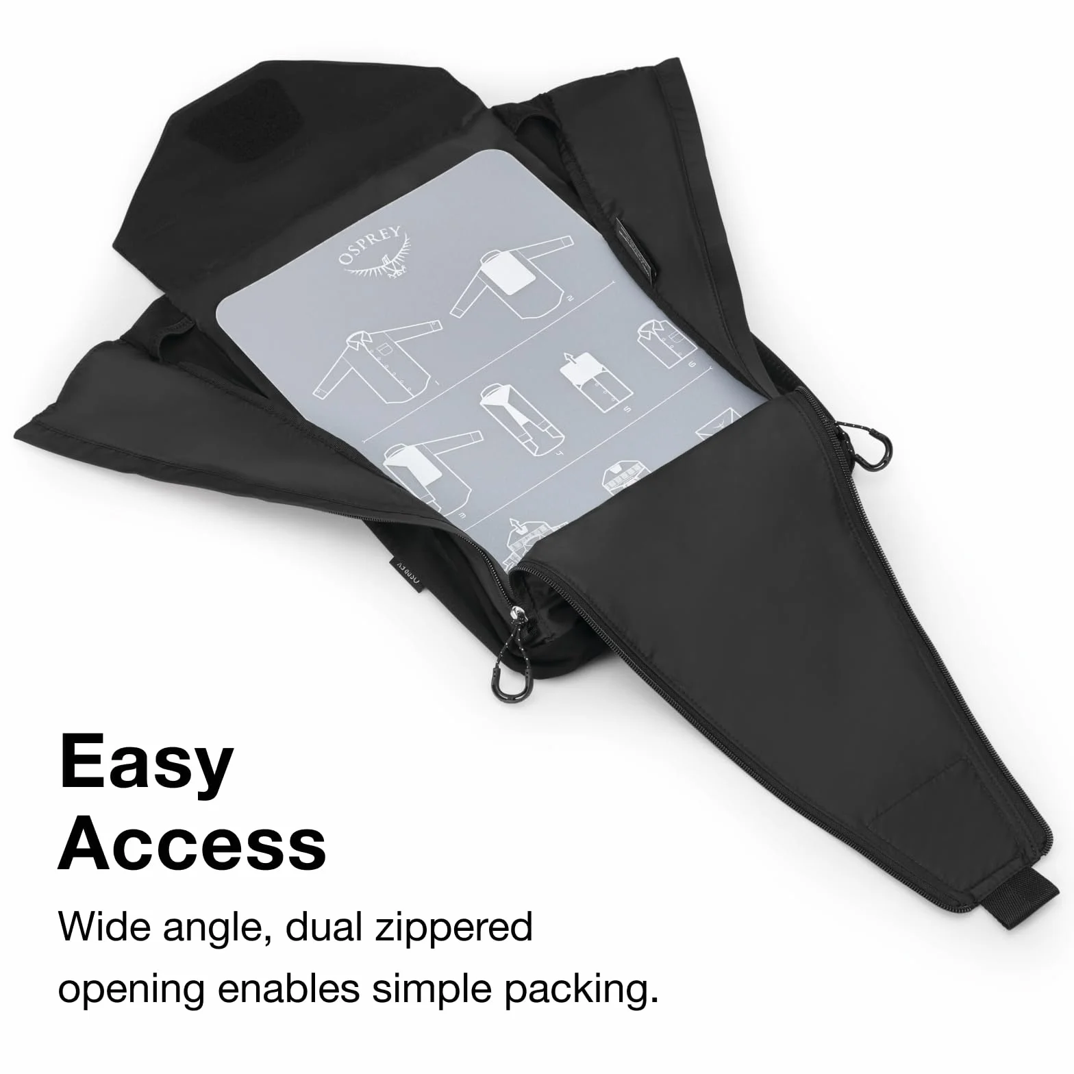 Osprey Europe Akcesoria do plecaka Uniseks Teczka na ubrania (1 w zestawie)