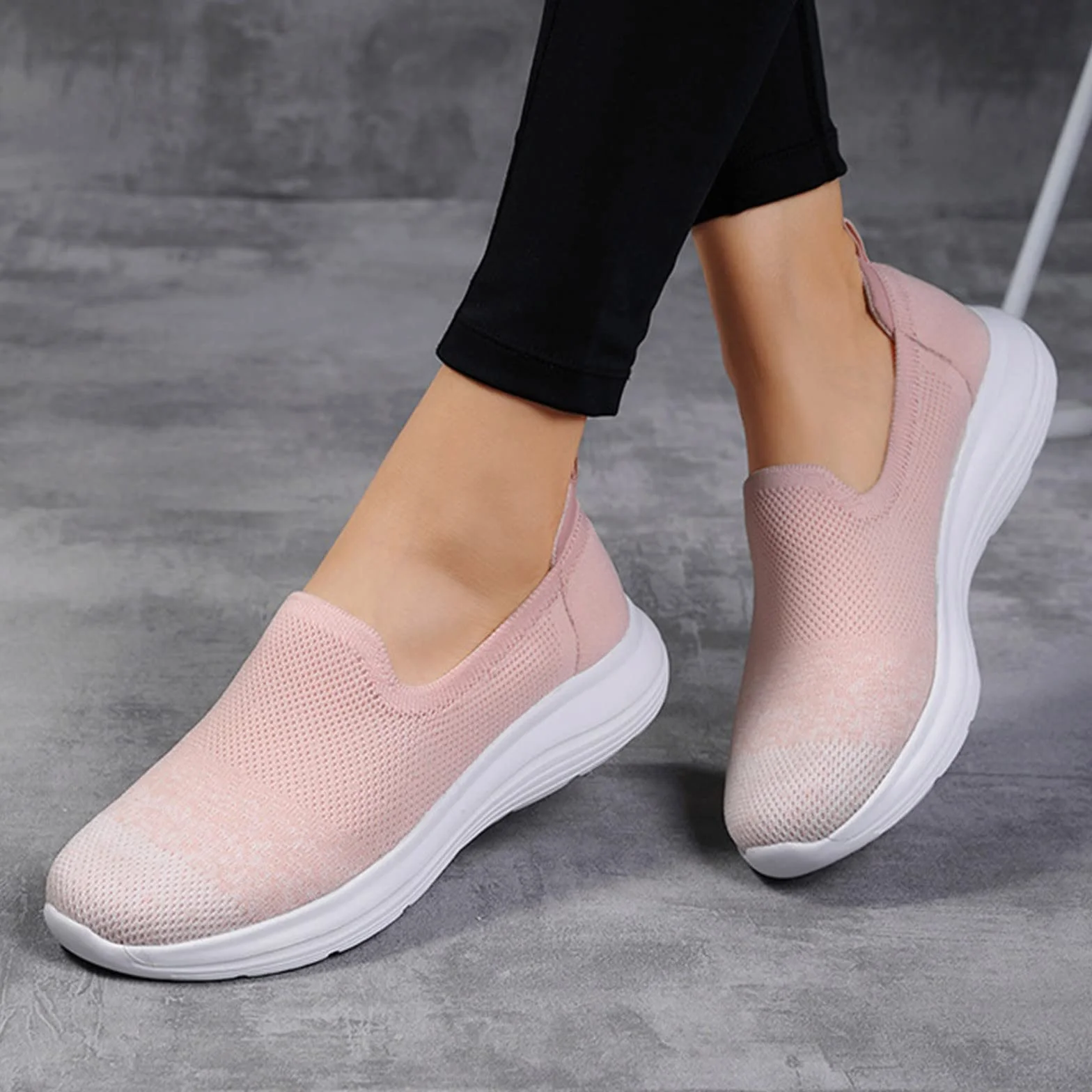 Sneakersy damskie do biegania, buty sportowe, oddychające, sznurowane buty dla kobiet, płaskie buty rekreacyjne, unisex, lekkie buty robocze, sportowe, damskie sneakersy, białe