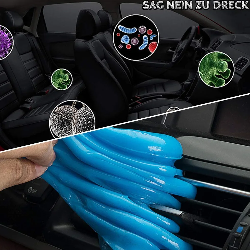 4 sztuki klawiatury do czyszczenia klawiatury, żel do czyszczenia samochodu, uniwersalny żel do czyszczenia, możliwość ponownego zamknięcia, magiczny klej chroniący przed kurzem (80 g x 4