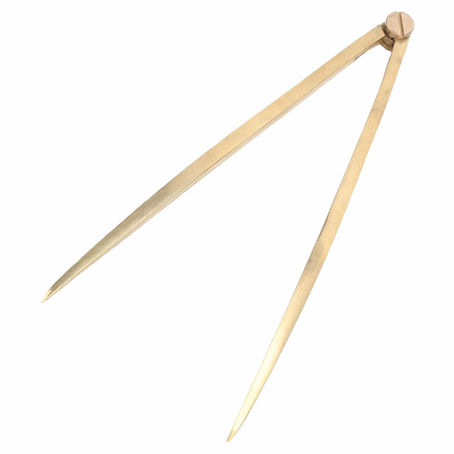 Mosiężny Nawigacyjny Cyrkiel Morski, 170 Mm do Rysowania jedną ręką, dla Statków, Jachtów, łodzi